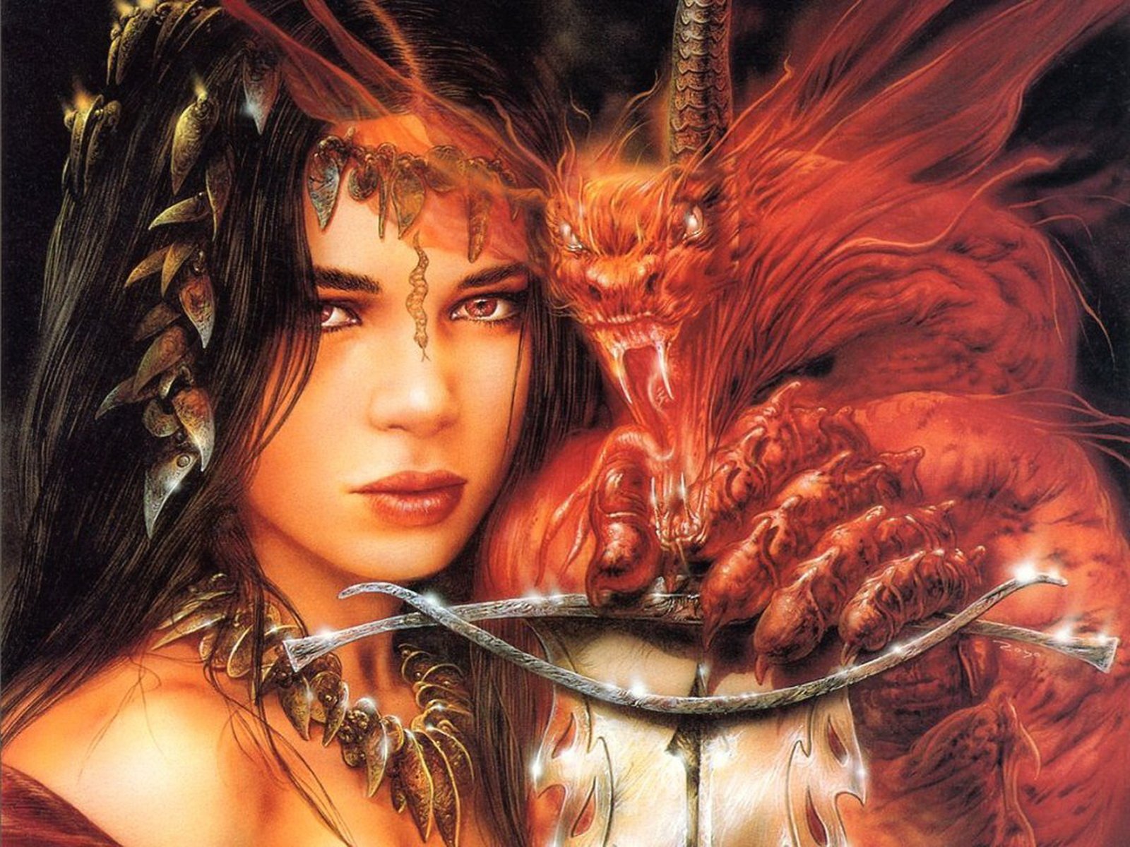 Fantasy Girl Luis Royo Woman Luis Royo Hd Wallpaper 87473