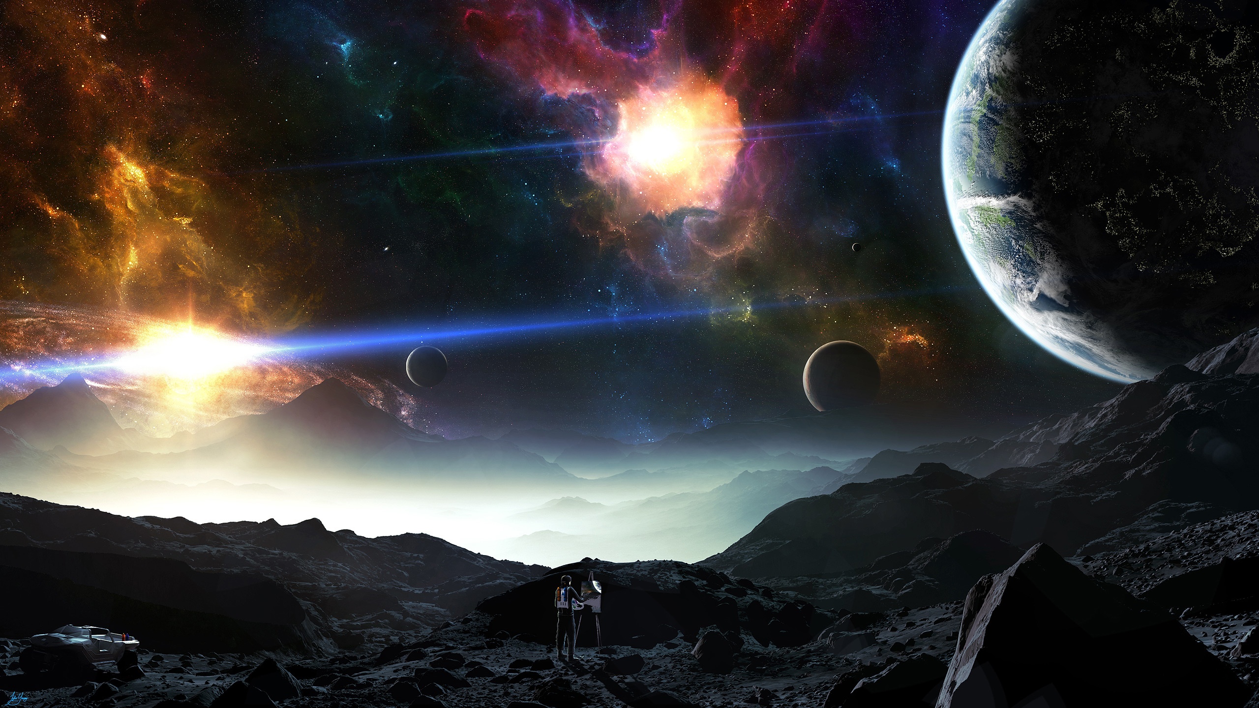 Planets In Space Wallpaper Hd : Wallpapers13.com
