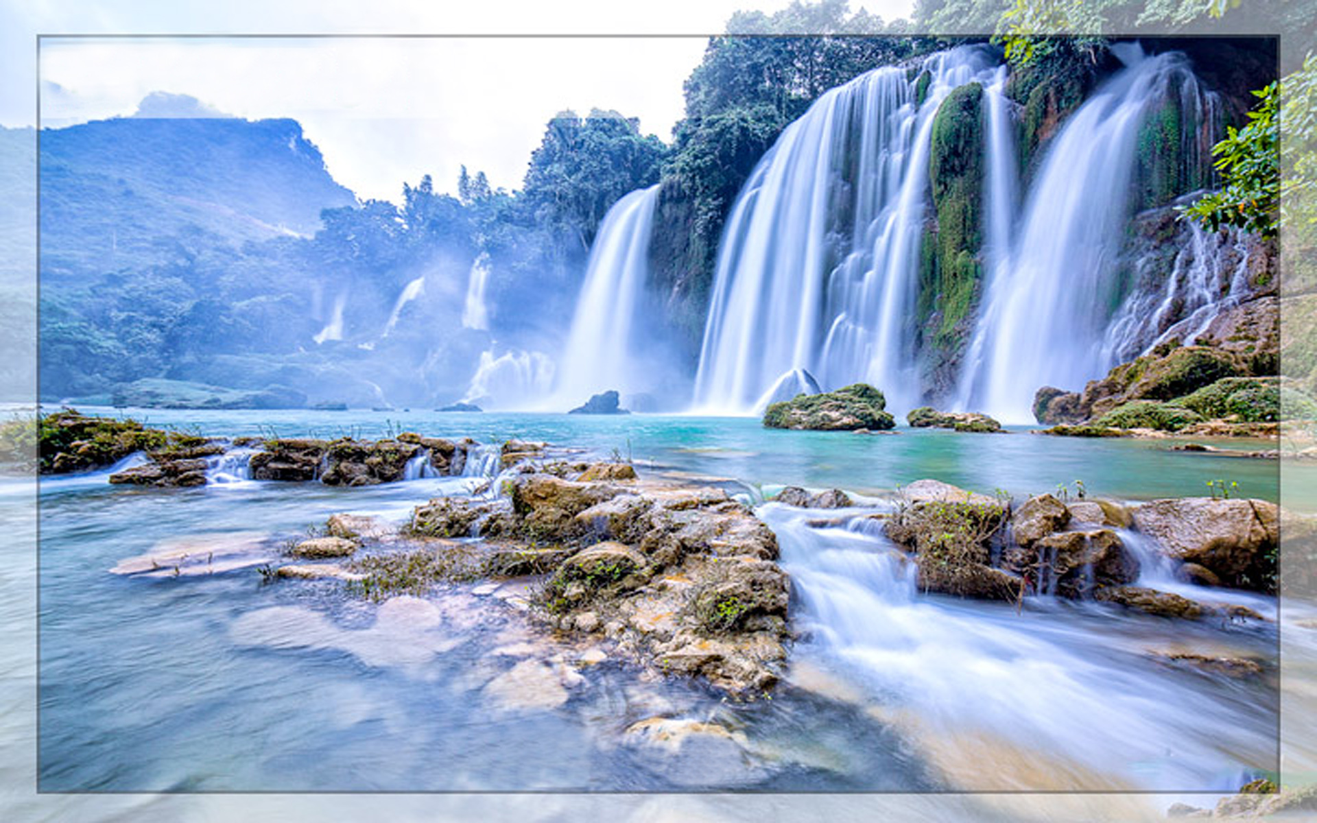 Gioc Waterfall Vietnam Desktop Wallpaper Hd 120x1200 ...