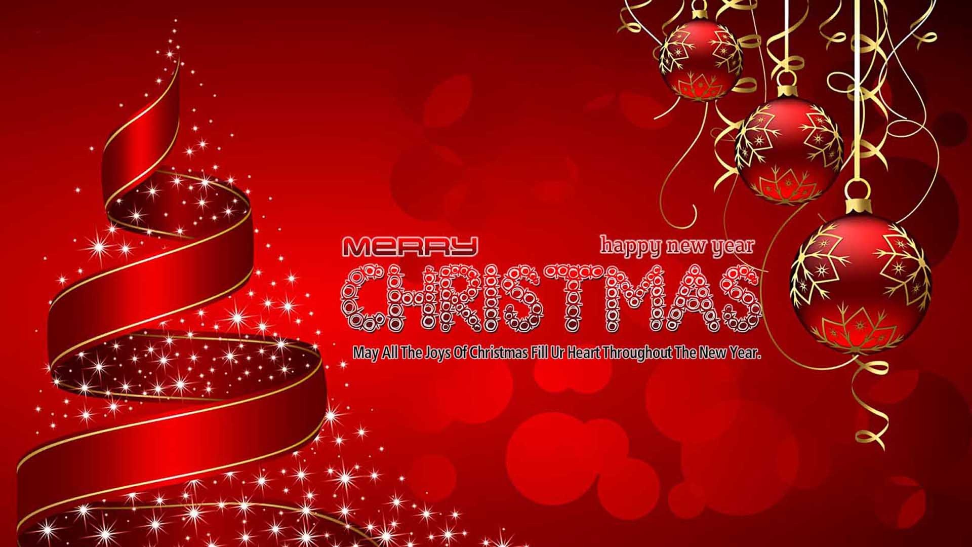 Merry Christmas Happy New Year 2022 Christmas Greetings Desktop Hd Wallpaper 1920x1080