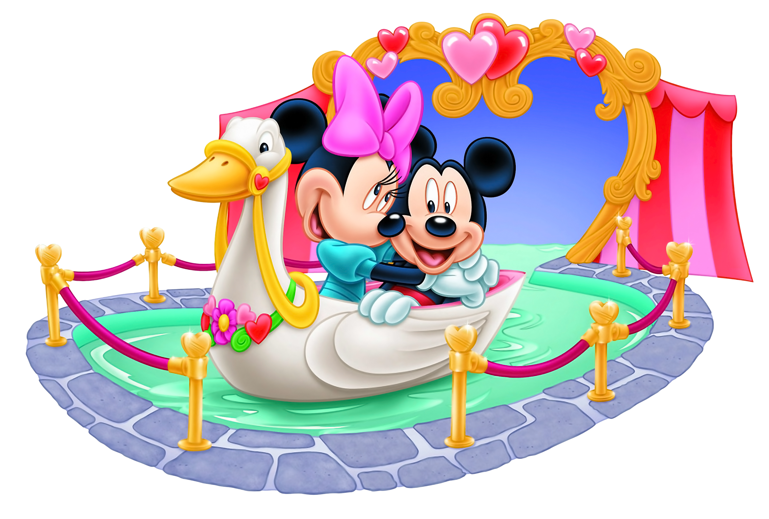 Tunnel Of Love Mickey And Minnie Mouse Disney Wallpaper Hd 1920x1200