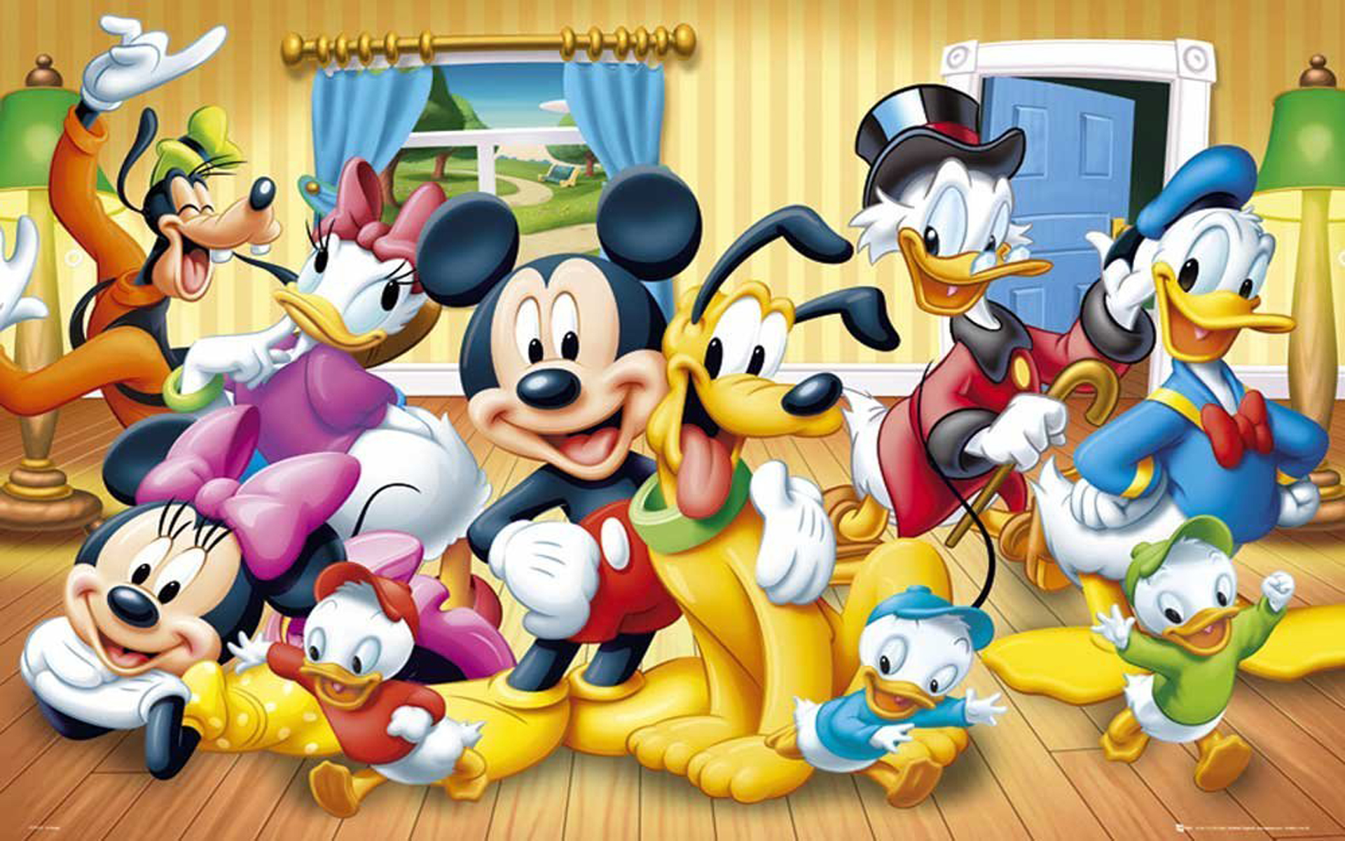 Walt Disney Poster Mickey Mouse And Friends Wallpaper Hd 1920x1200