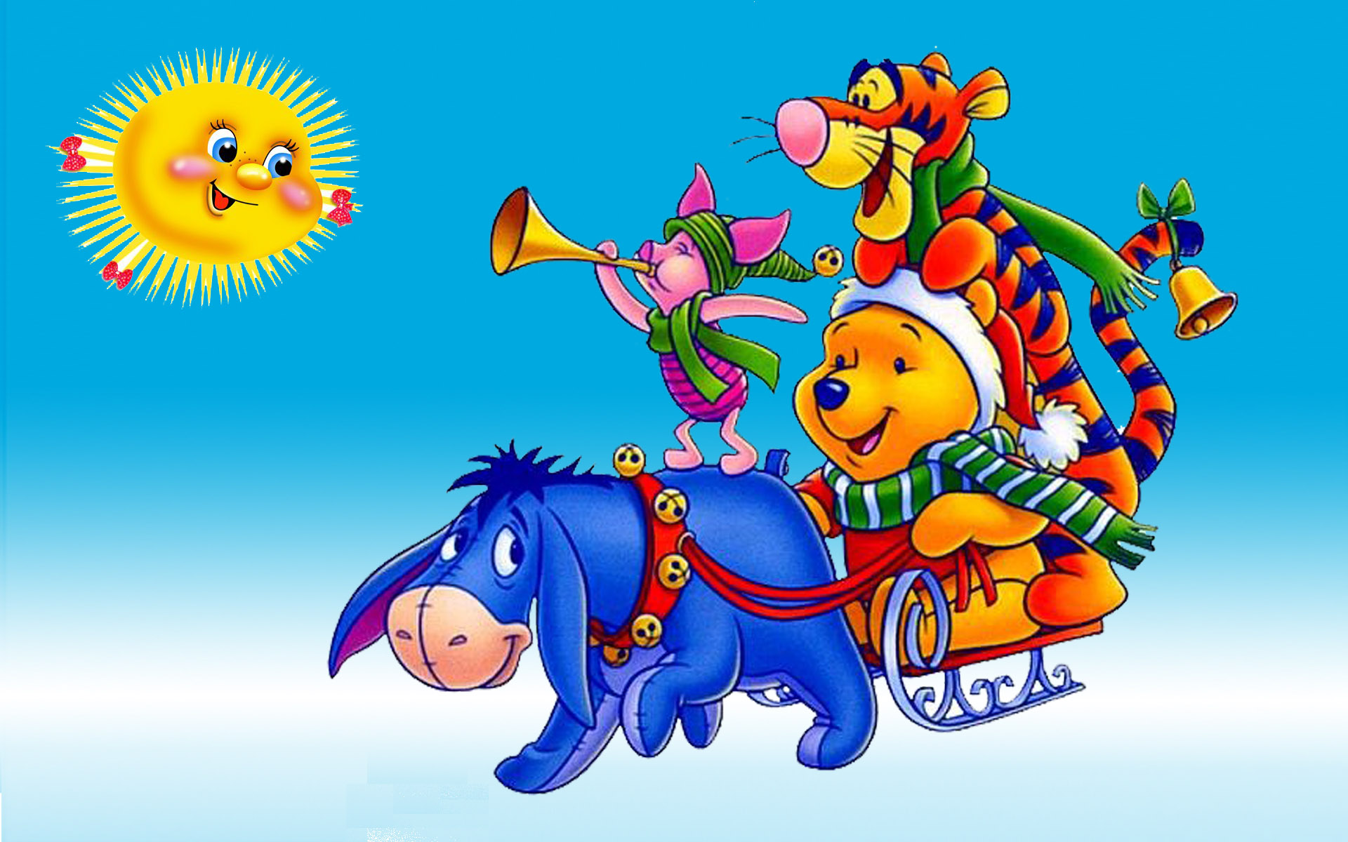 Winnie The Pooh And Friends Eeyore Tigger And Piglets Christmas Disney