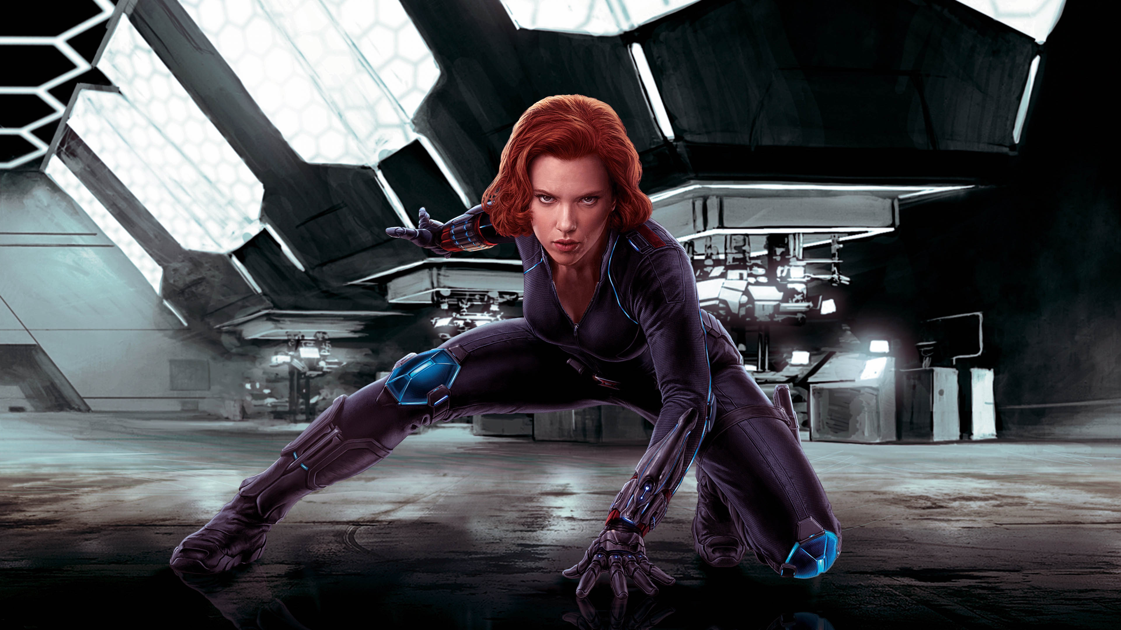 Scarlett Johansson Black Widow Avengers Age Of Ultron Movies 4k Ultra