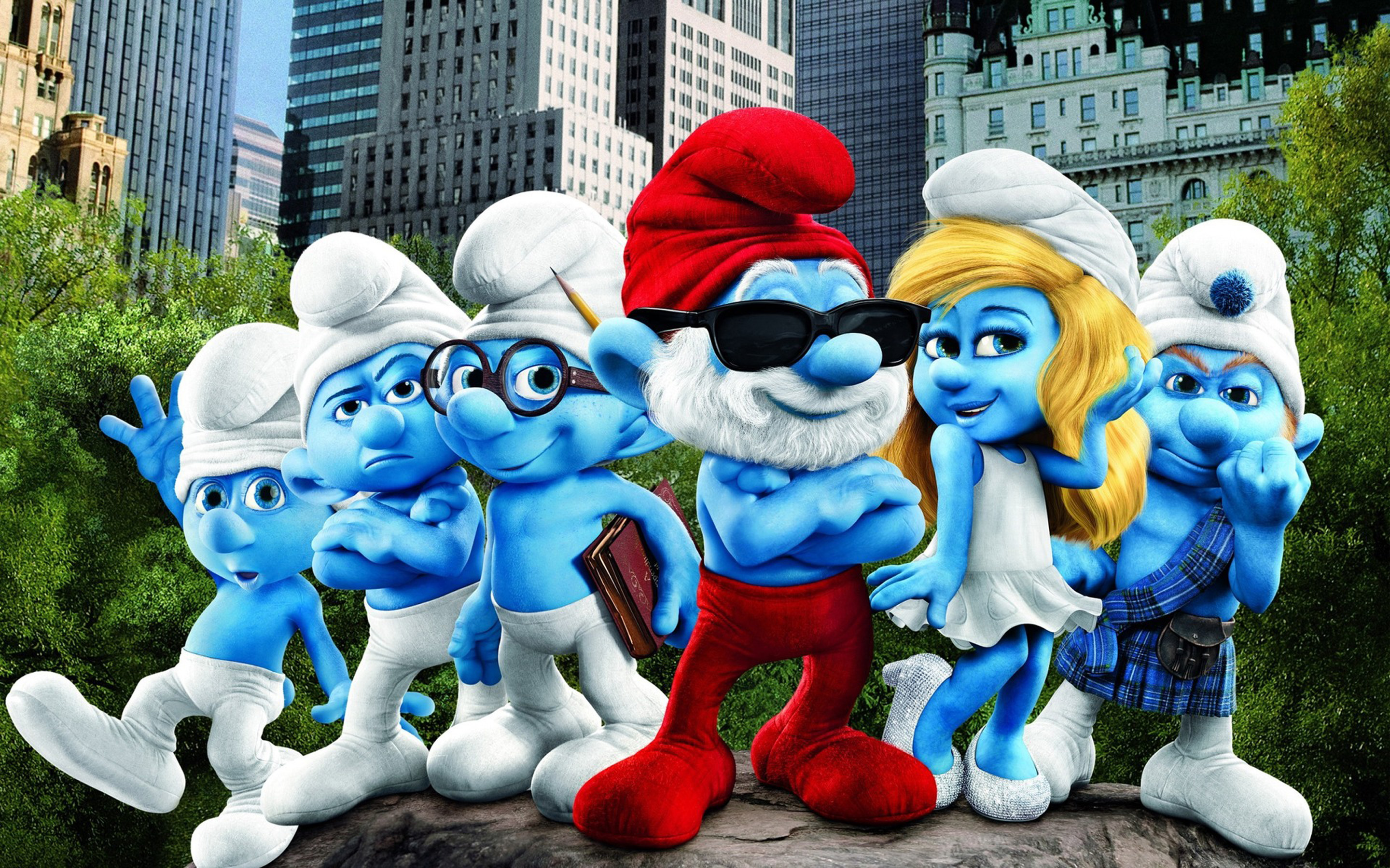 The Smurfs Characters Papa Smurf Smurfette Clumsy Smurf Brainy Smurf