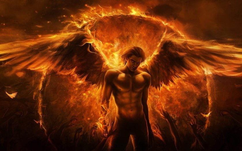 Abstract Man Angel Artwork Design Fire Demon Hd Wallpaper for Iphone : Abstract Man Angel Artwork Design Fire Demon Hd Wallpaper for Iphone :