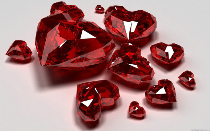 Beautiful Red Diamonds Love Pictures Wallpaper Hd. 