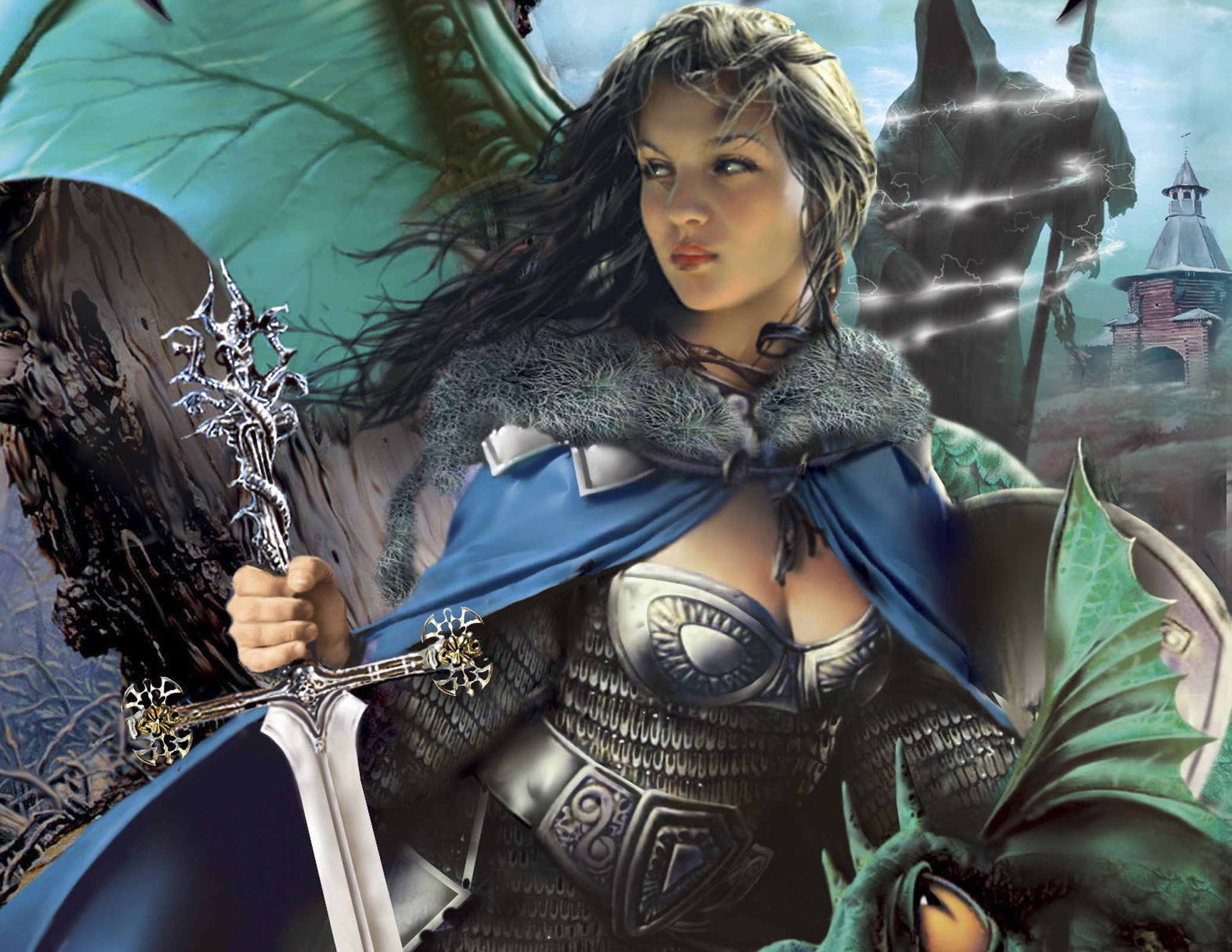 [50+] Free Fantasy Warrior Women Wallpaper on WallpaperSafari