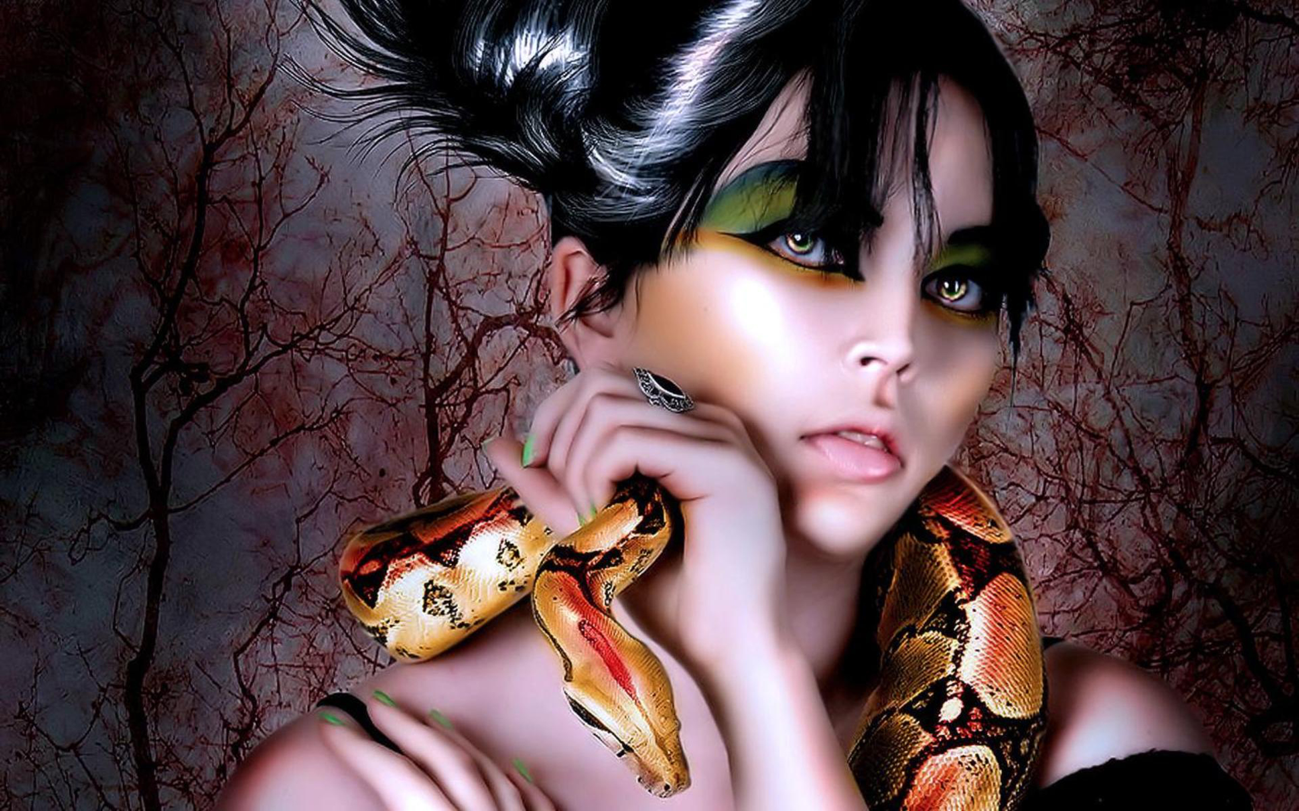 Женщины гадюки. Девушка змея. Красивая девушка со змеей. Девушка змея фэнтези. Девушка со змеиными глазами.