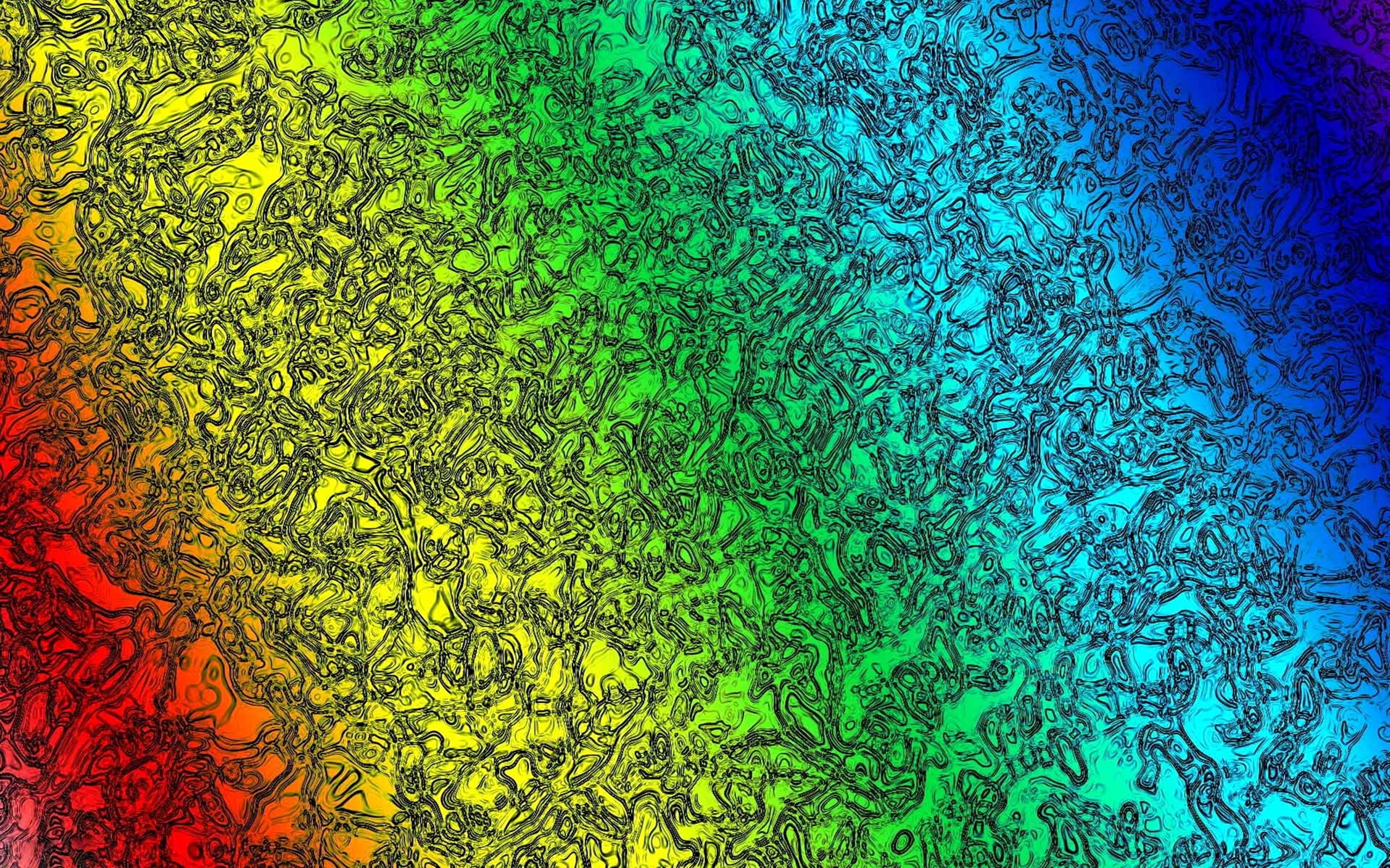 Rainbow Water Abstract Wallpaper 2560x1600 Wallpapers13.com