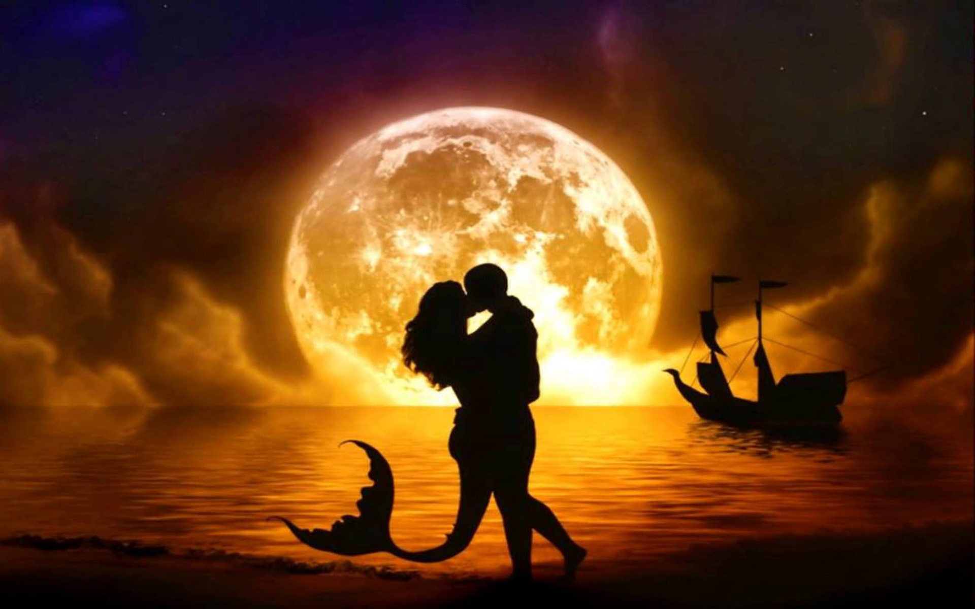 Romantic Lovers Hug And Kiss  Wallpaper  Images Hd  