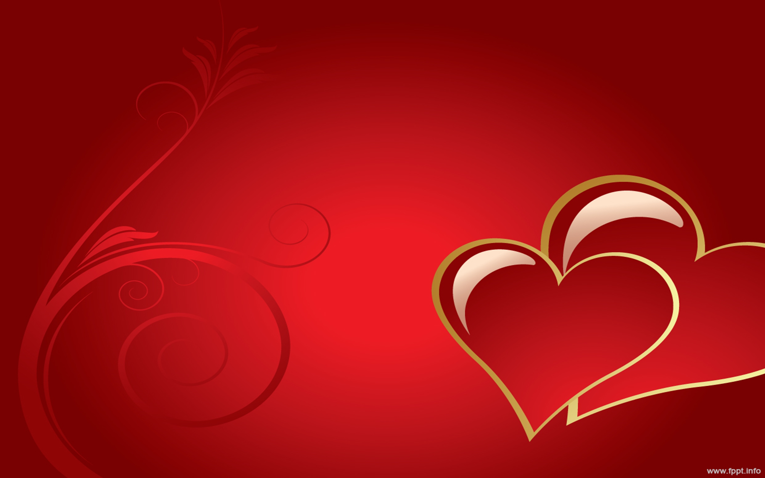Valentine's Day Hearts Red Wallpaper Hd for Desktop : 
