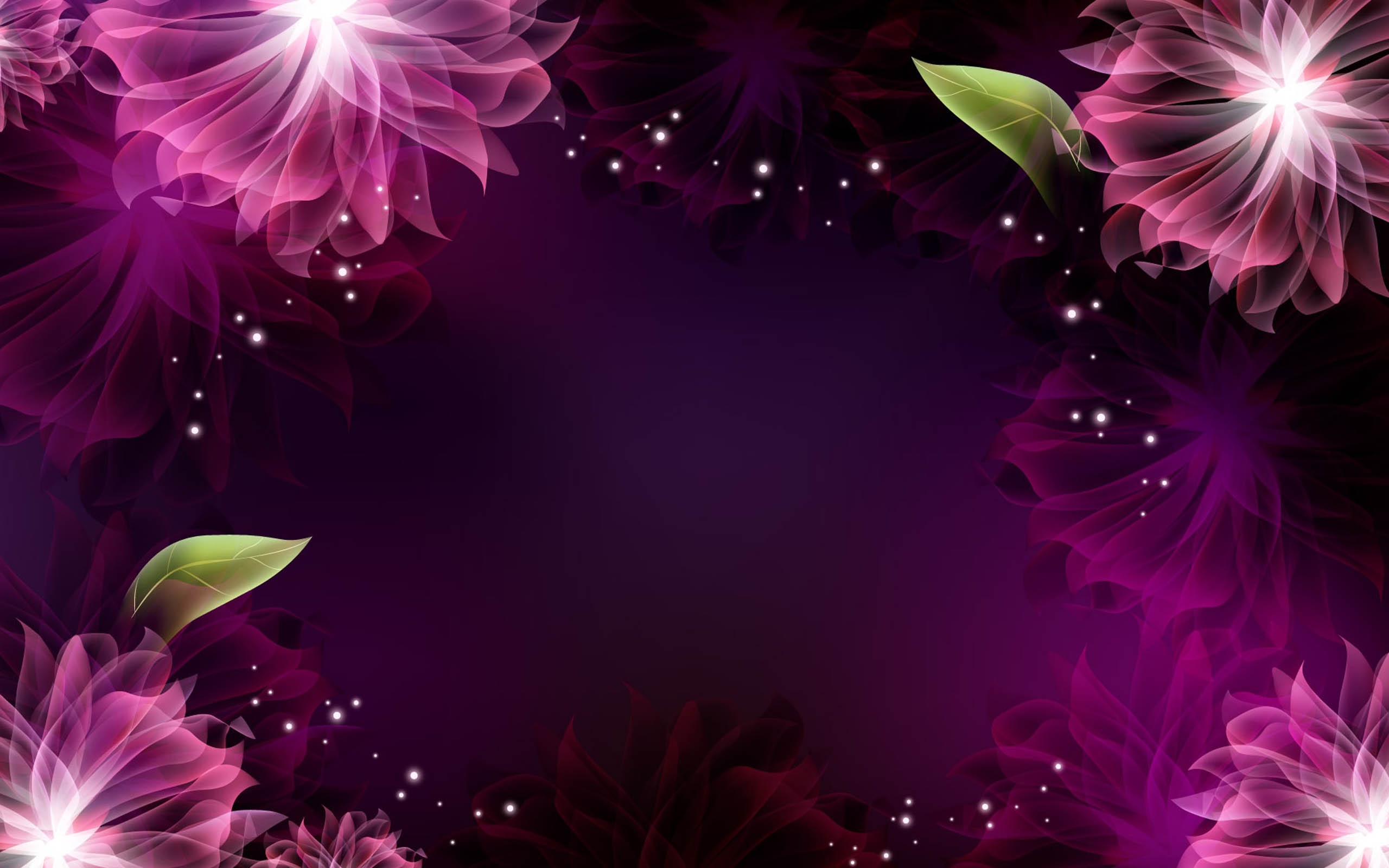 Abstract Purple Flower Hd Wallpaper : 