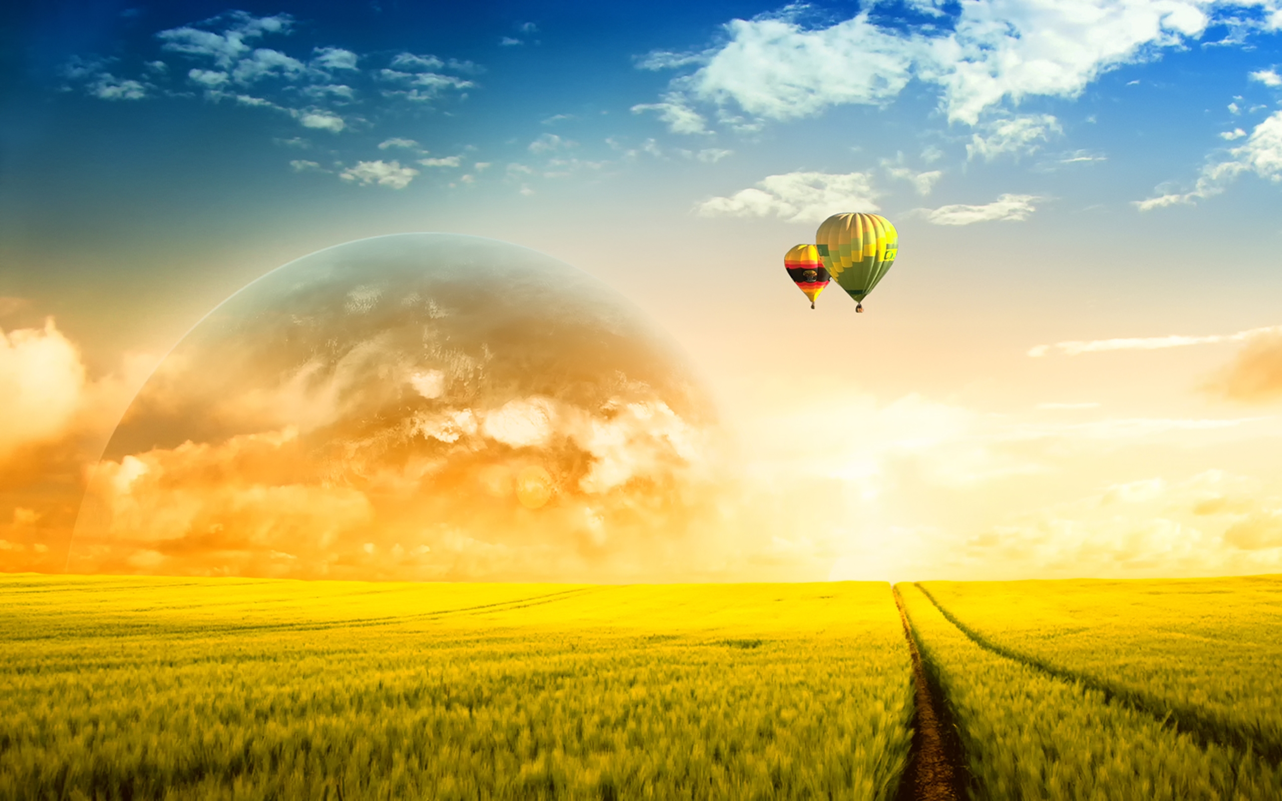 Era dream world. Небо солнце. Воздушные шары над полем. Воздушный шар в небе. Воздушные шары в небе над полем.