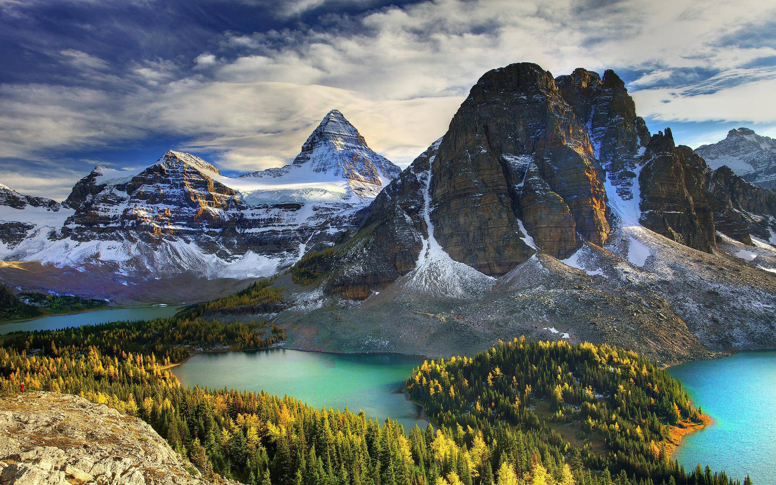 Природна краса. Фотограф Кевин МАКНИЛ Kevin MCNEAL. Ассинибойн, Британская Колумбия, Канада. Гора Ассинибойн в Канаде. Пейзаж горы.