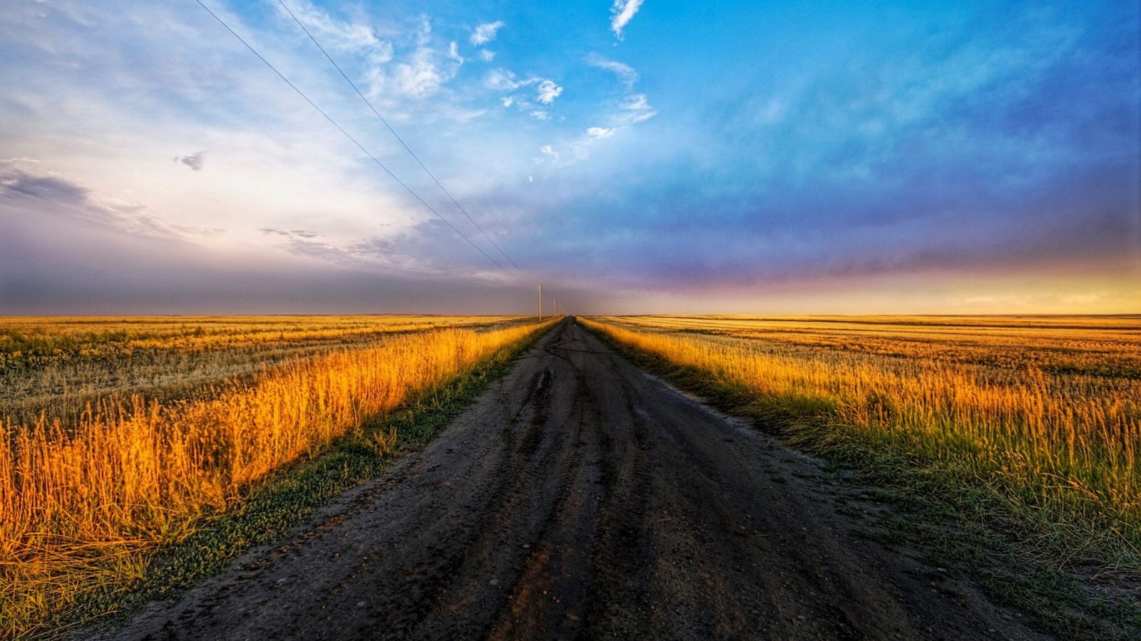 Path Through The Field Summer Hd Wallpaper 1920x1080 : Wallpapers13.com