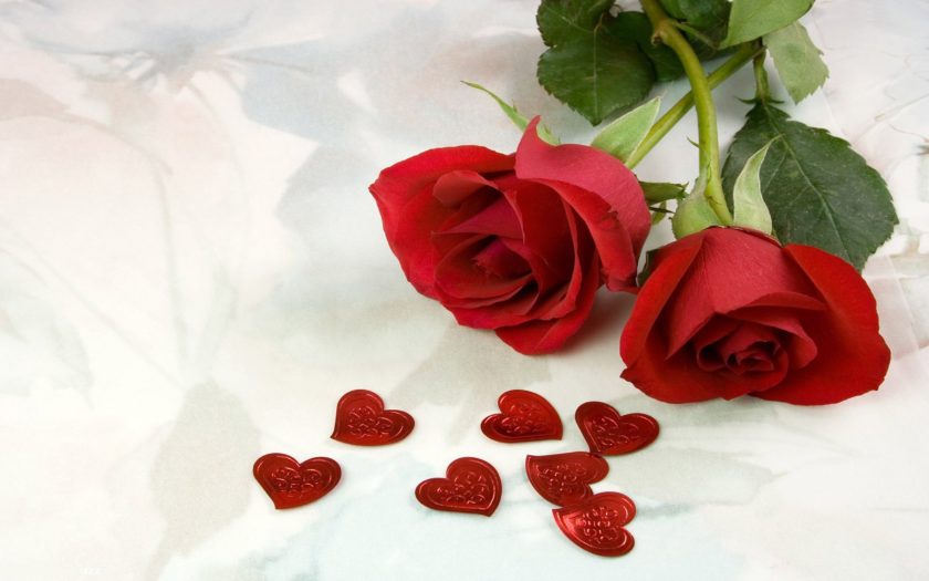 The Best Top Desktop Roses Wallpapers Hd Rose Wallpaper 1 Two Red Roses ...