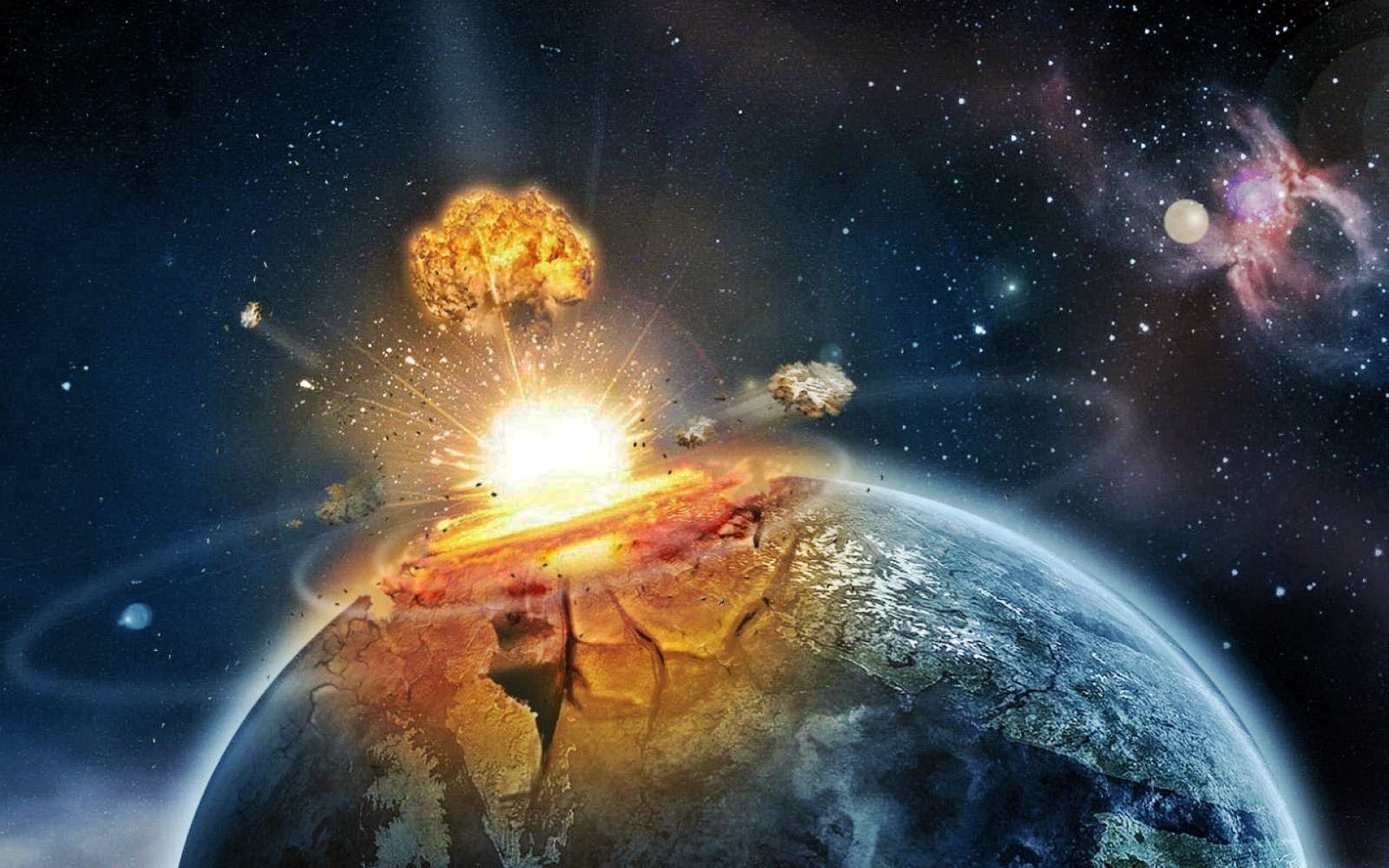 Земле осталось 3 года. Взрыв планеты. Космический ядерный взрыв. Ядерный взрыв из космоса. Ядерный взрыв в космосе.