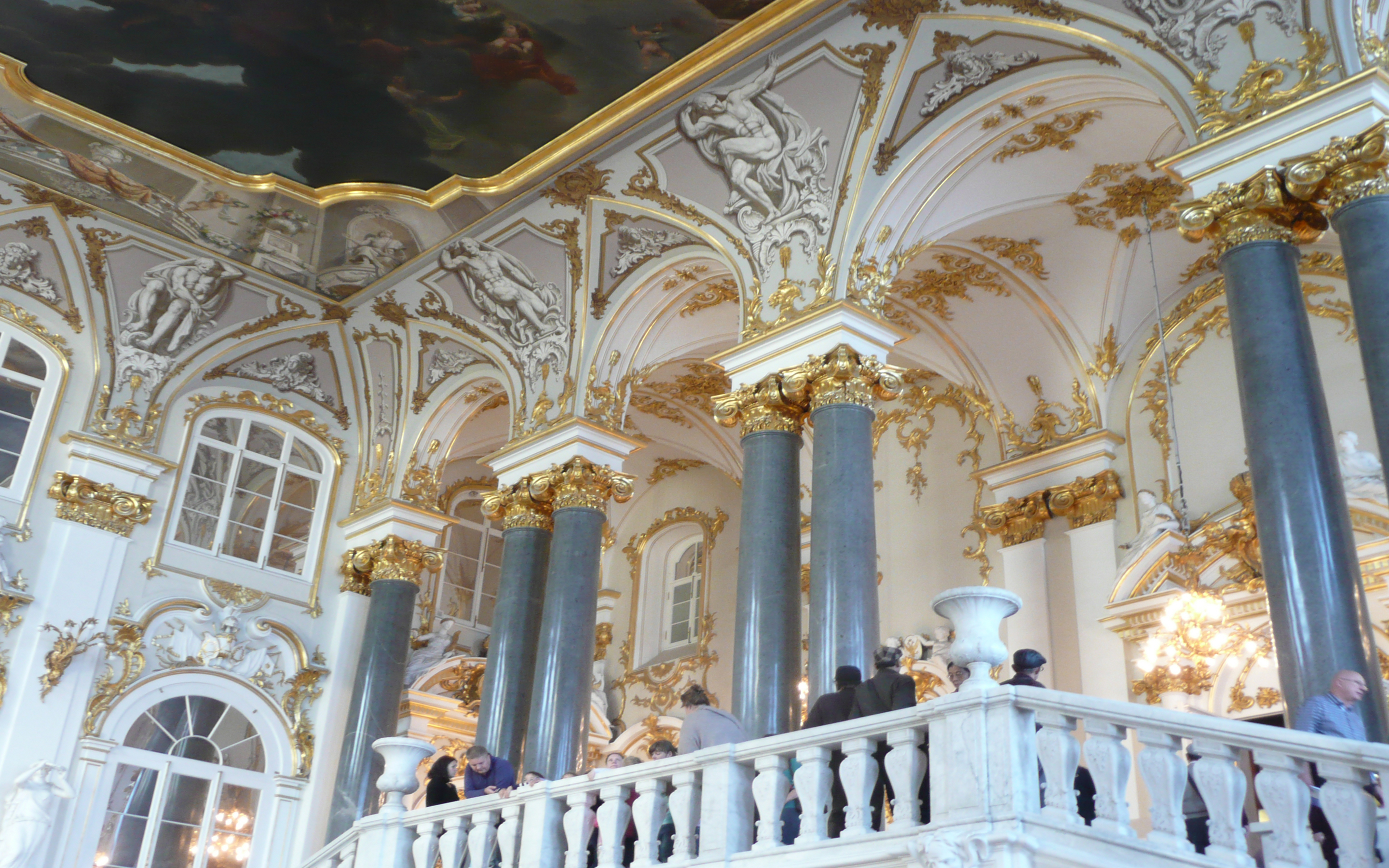 Inside The Hermitage Or Winter Palace In St Petersburg