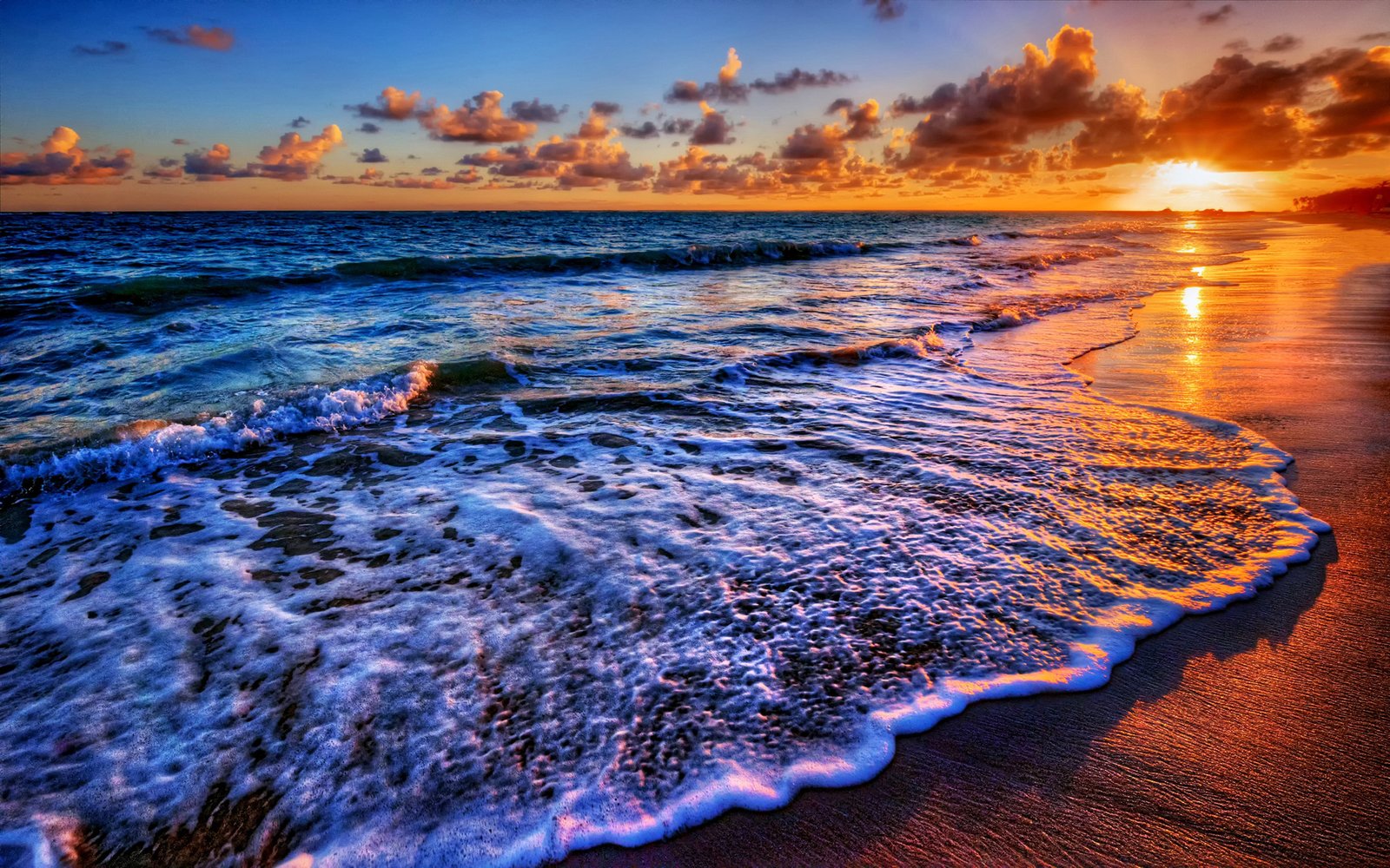 Sea Coast Sunrises And Sunsets Sky Water Clouds Nature Wallpapers And ...