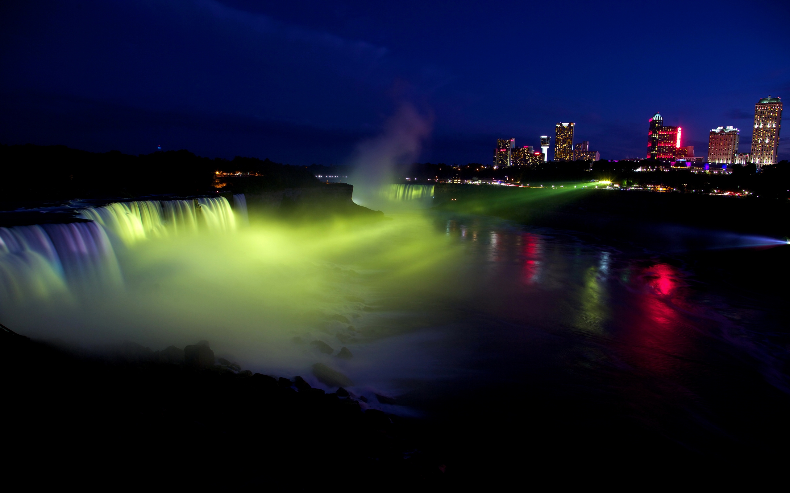 Download free photo of Niagara fallsnightlightscanadapublic domain   from needpixcom