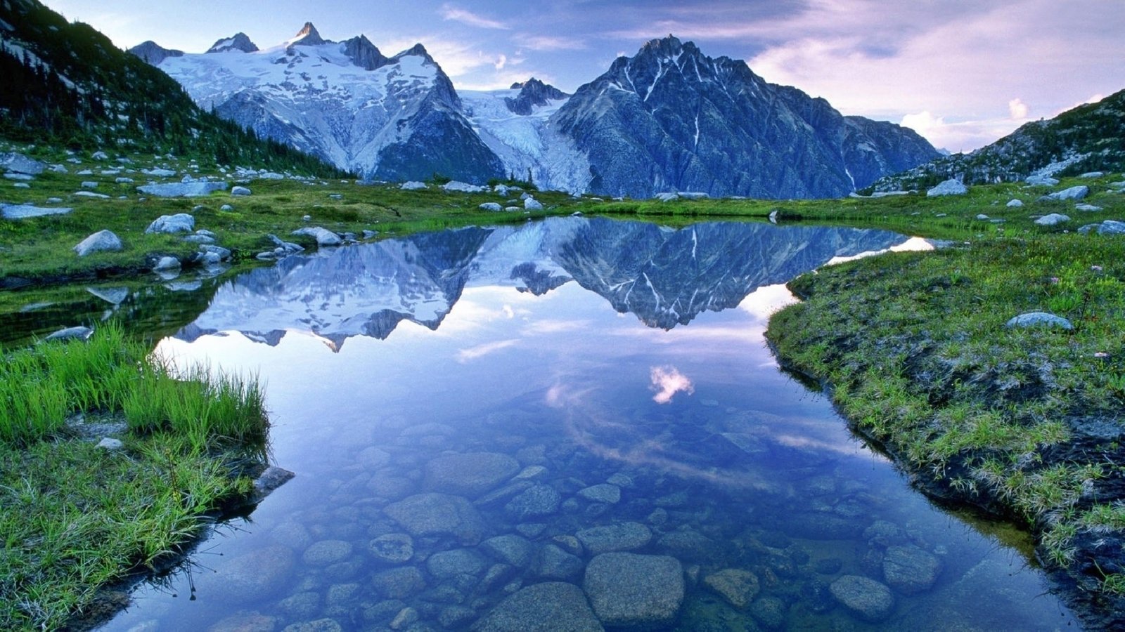 Горная холодная вода