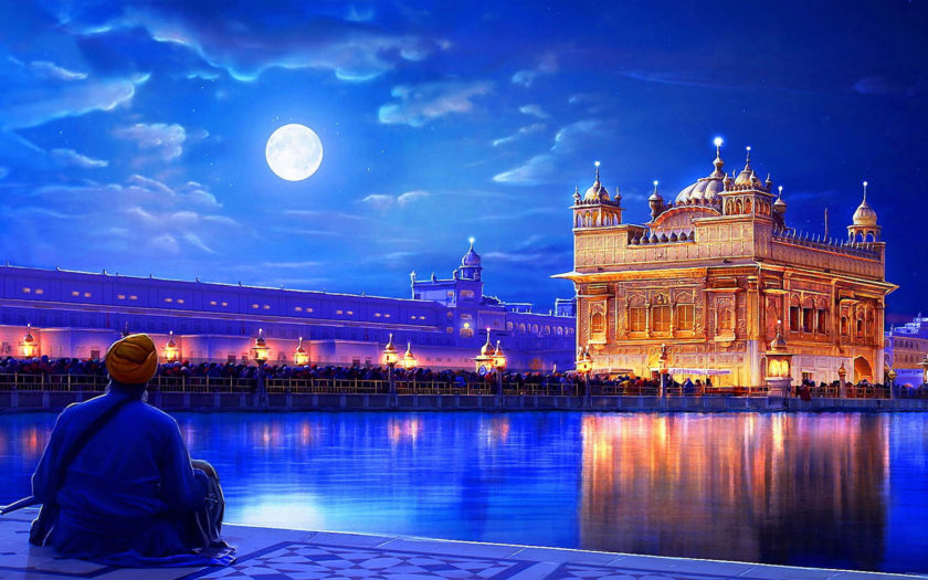 Golden Temple Harmandir Sahib in the city of Amritsar Punjab India Ultra Hd  Wallpaper 3840x2160 : 
