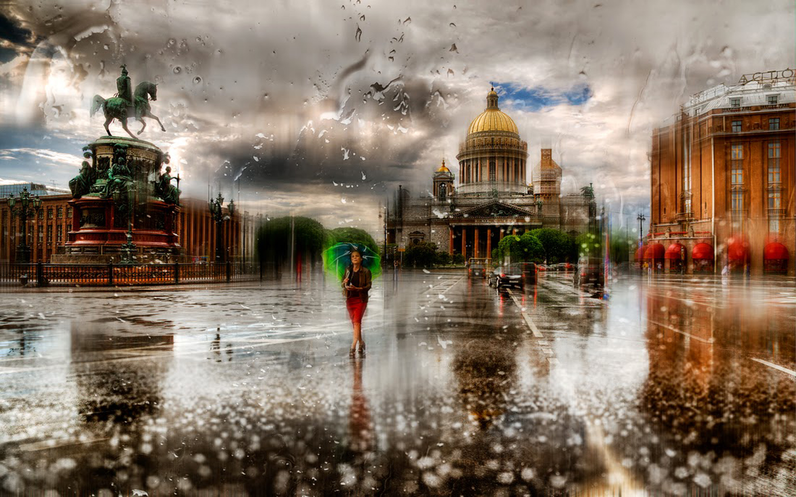 Wallpaper Hd Photo Of Edward Gordeeva Rainy Cityscapes Rain, Beautiful