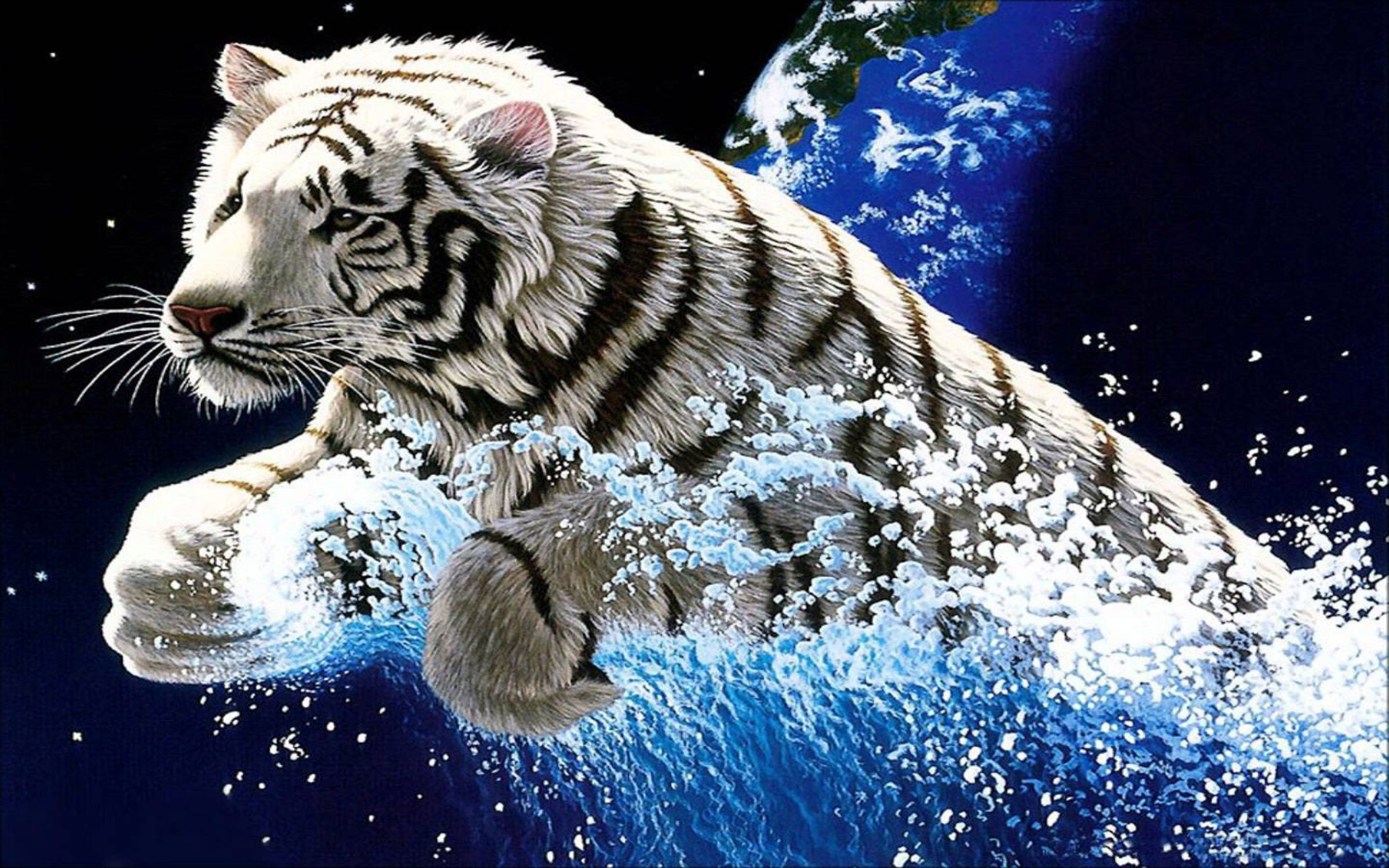 Анимация живых обоев. Новый 2022 год чёрного водяного тигра. Тигр на рабочий стол. Тигр новый год 2022. Новогодний тигр.