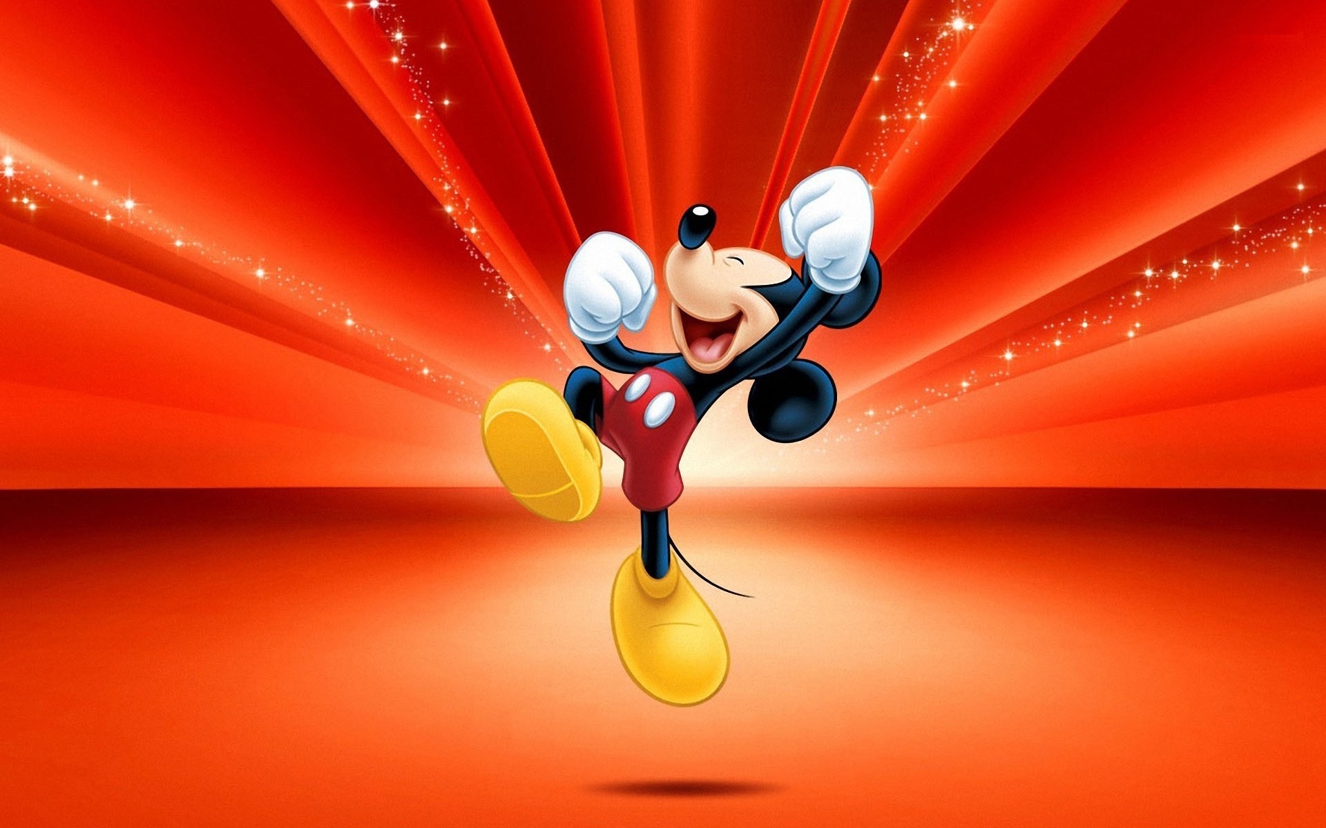 Happy Mickey Mouse Hd Wallpaper : 