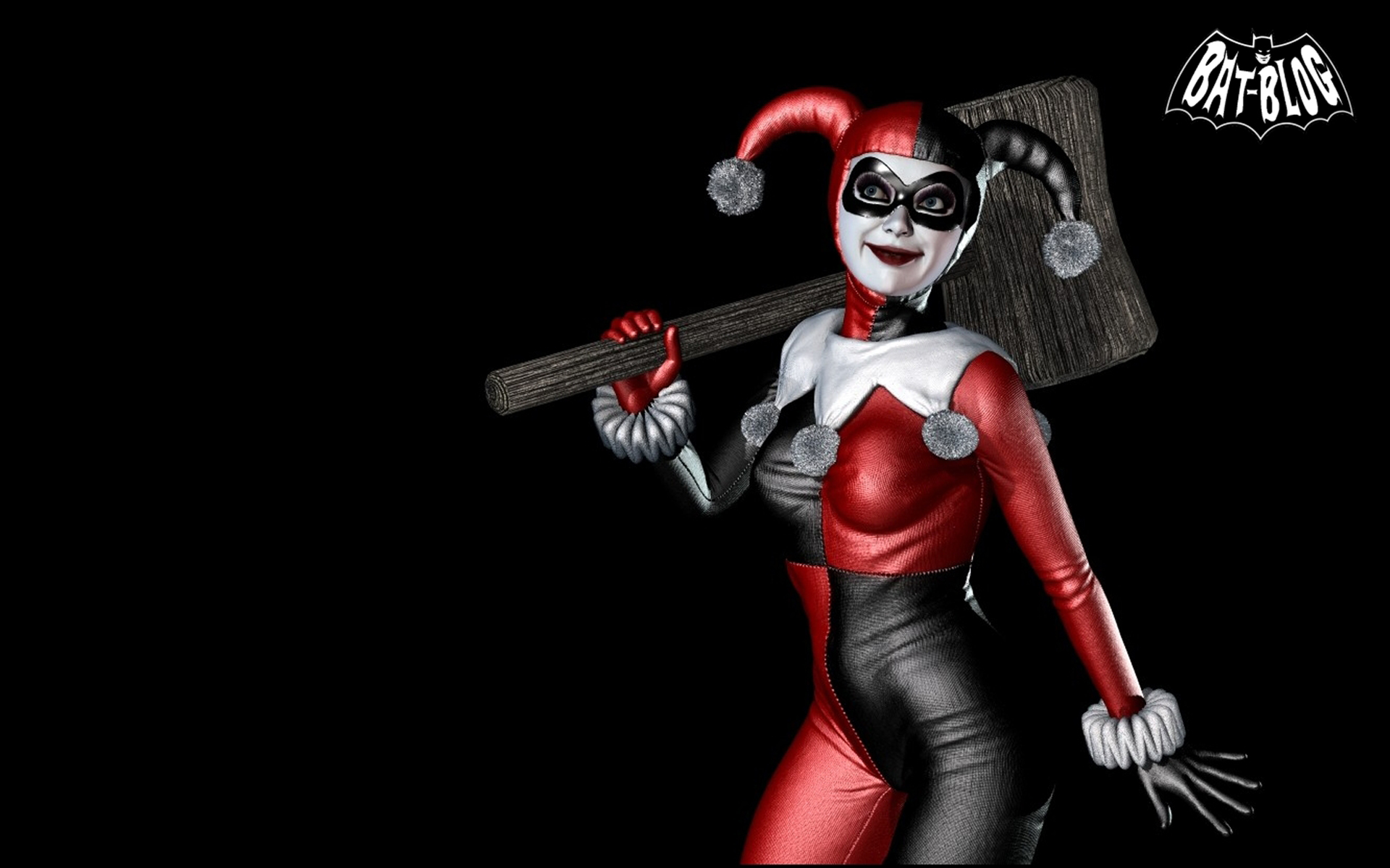 Harley Quinn Hammer Batman Desktop Hd Wallpaper : 