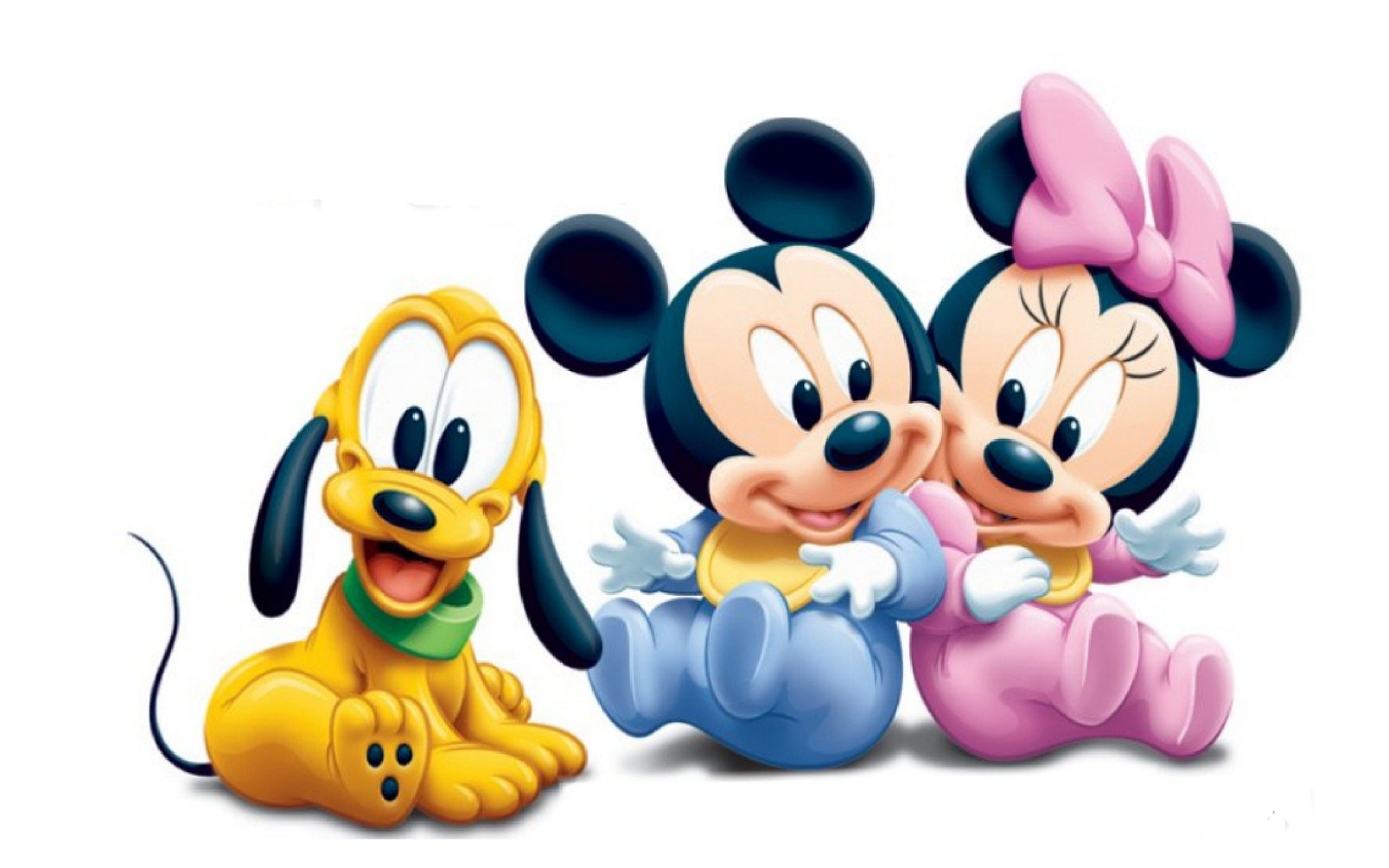 Mickey Mouse Pluto And Minnie Mouse As