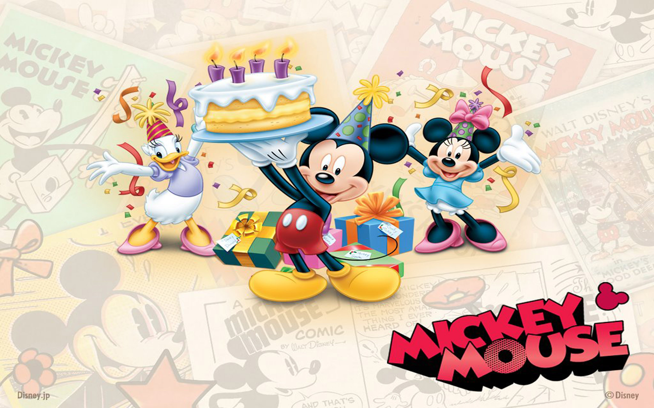 Mickey Mouse And Friends Birthday Wallpaper Hd : 