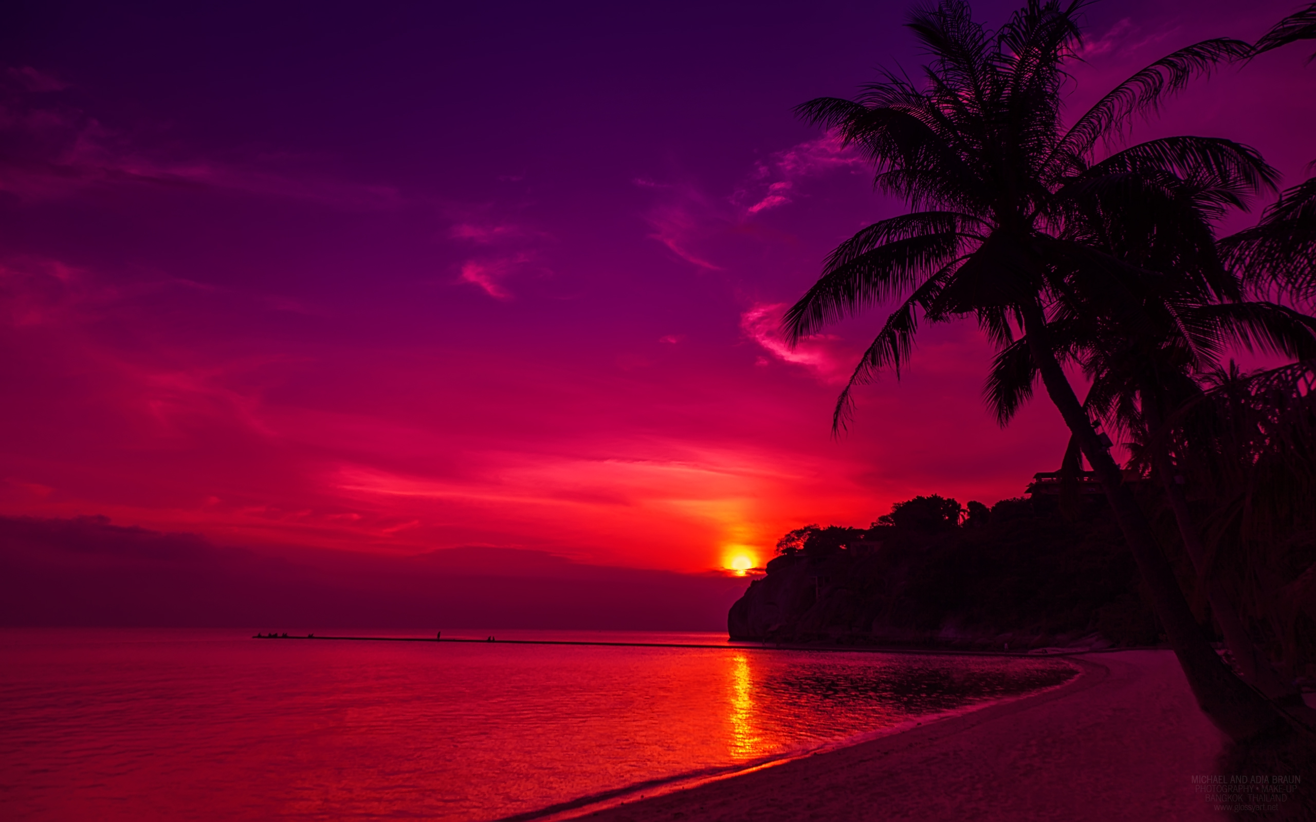 Beautiful Sunset Desktop Wallpaper Widescreen Hd : 