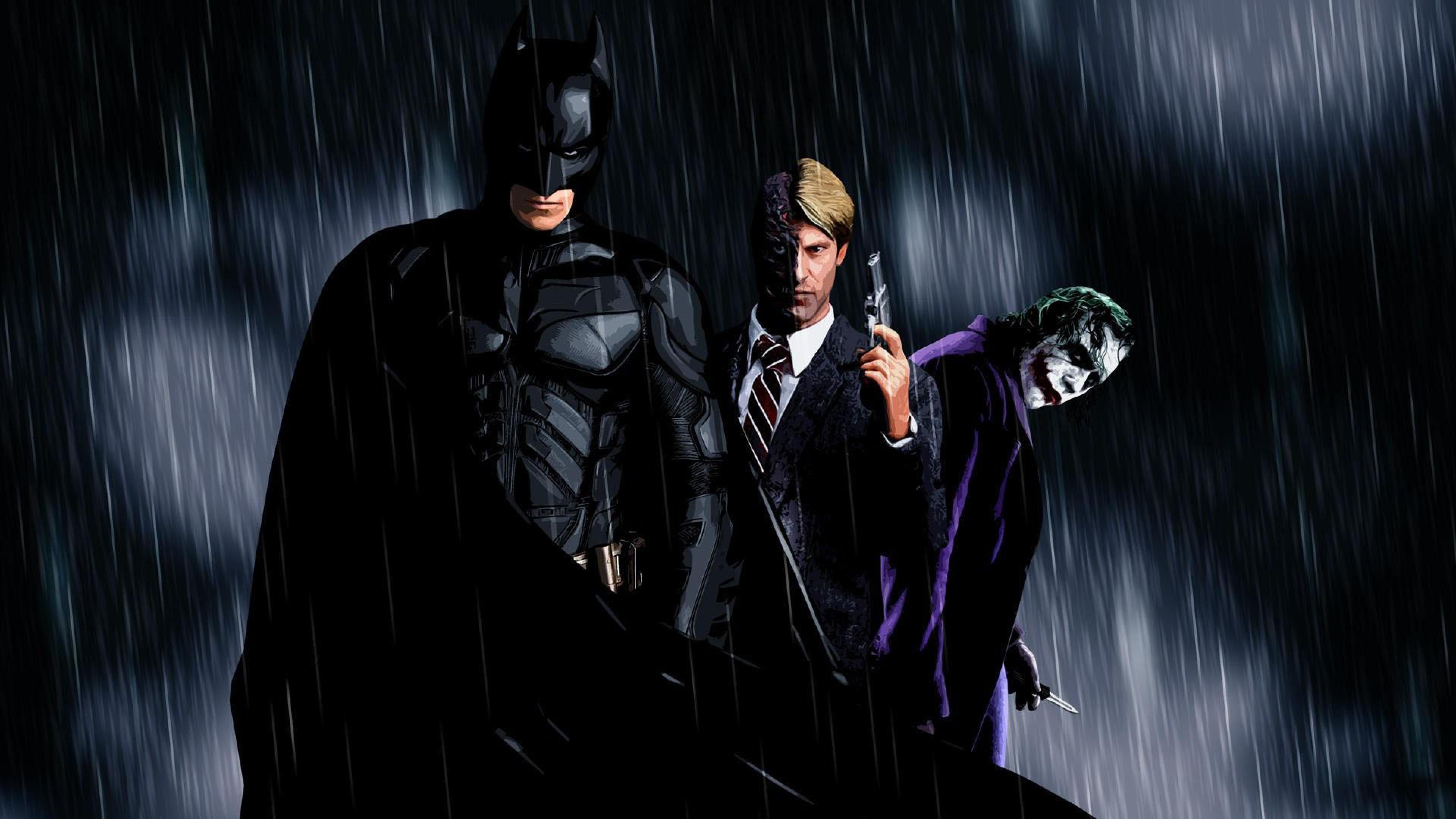 Batman Aaron Eckhart Two Face The Joker Hd Wallpapers For Laptop Widescreen  Free Download : 