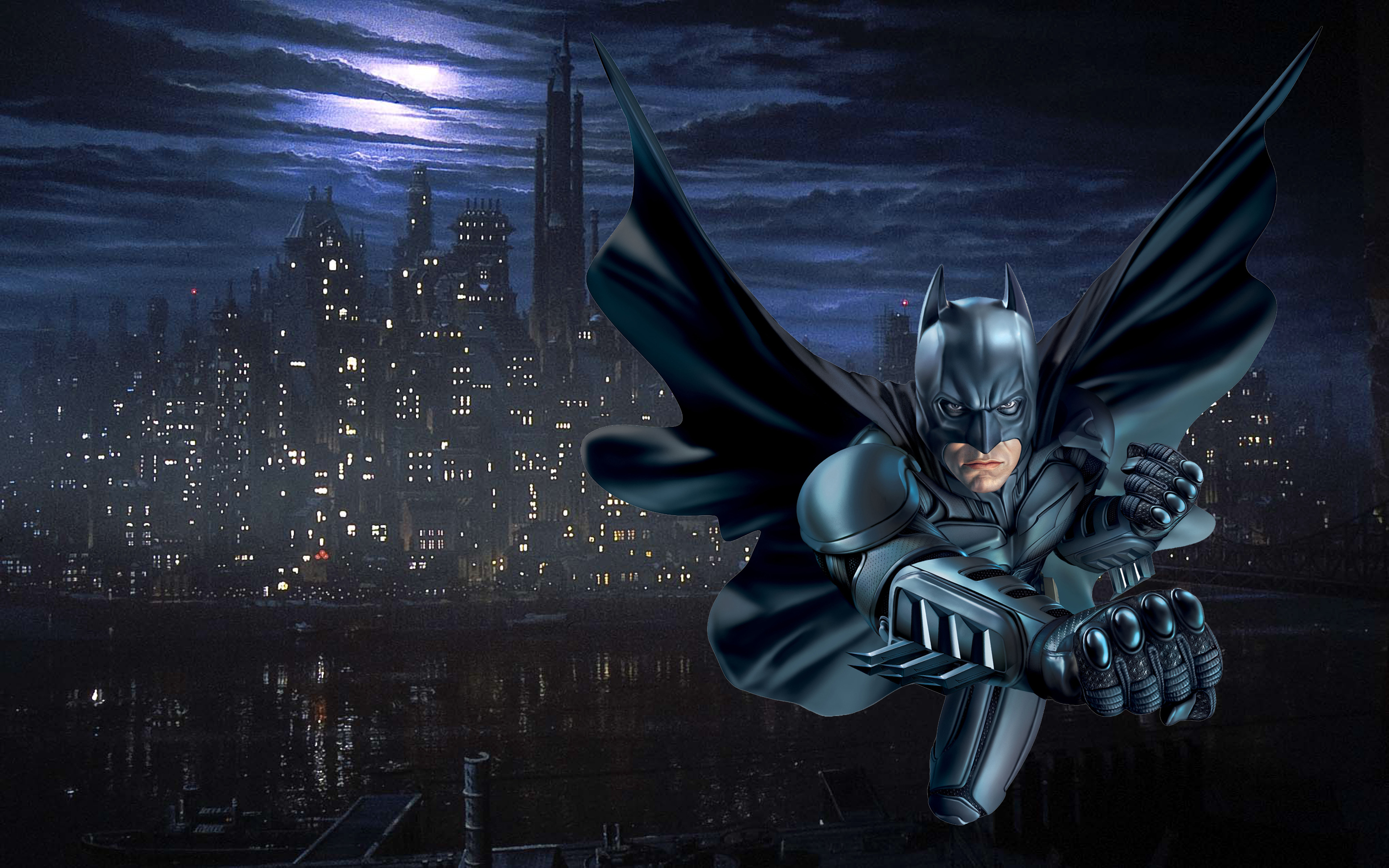 Batman Gotham City New Desktop Wallpaper Free Download