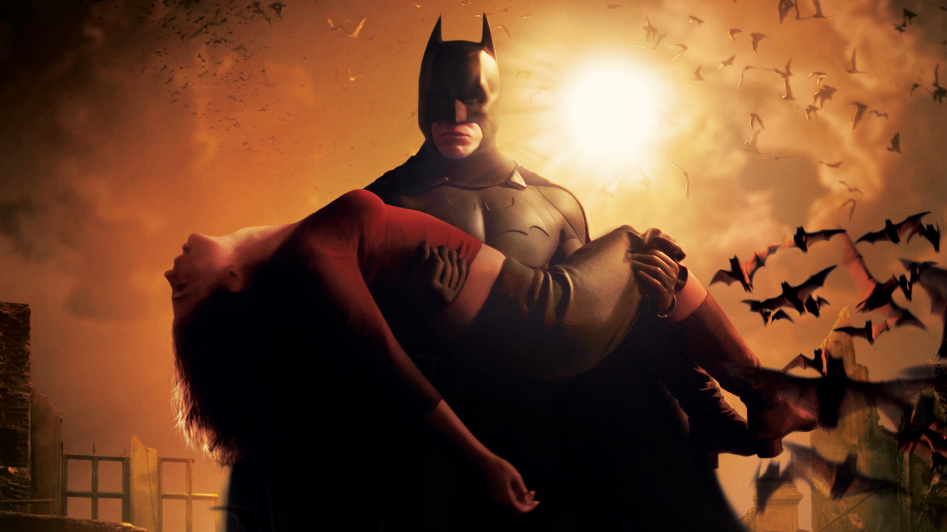 Batman Begins Wallpaper Hd For Desktop Full Screen 1080p : 