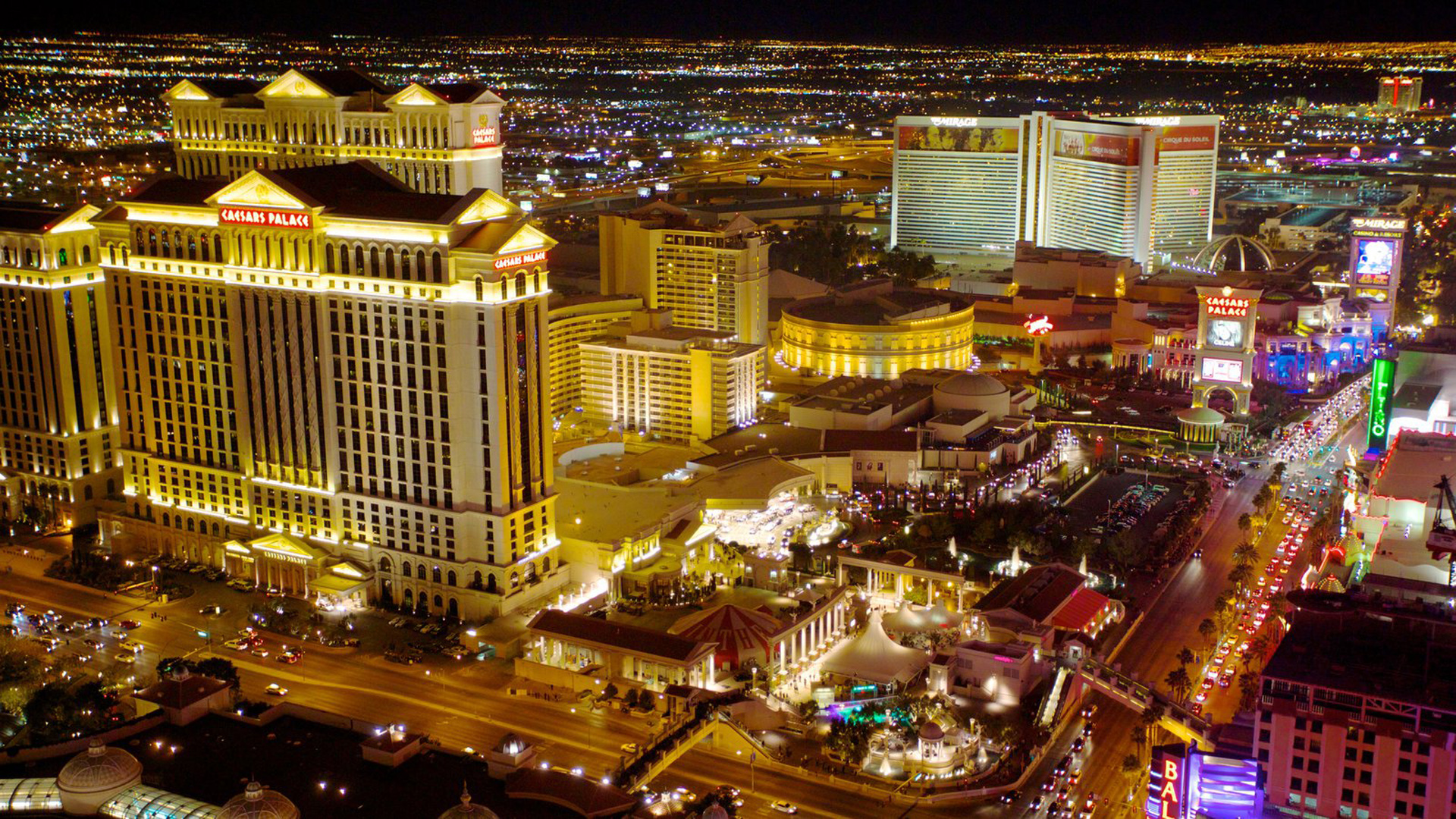 Las Vegas Strip Caesars Palace Nevada North America HD Wallpape 1920x1080