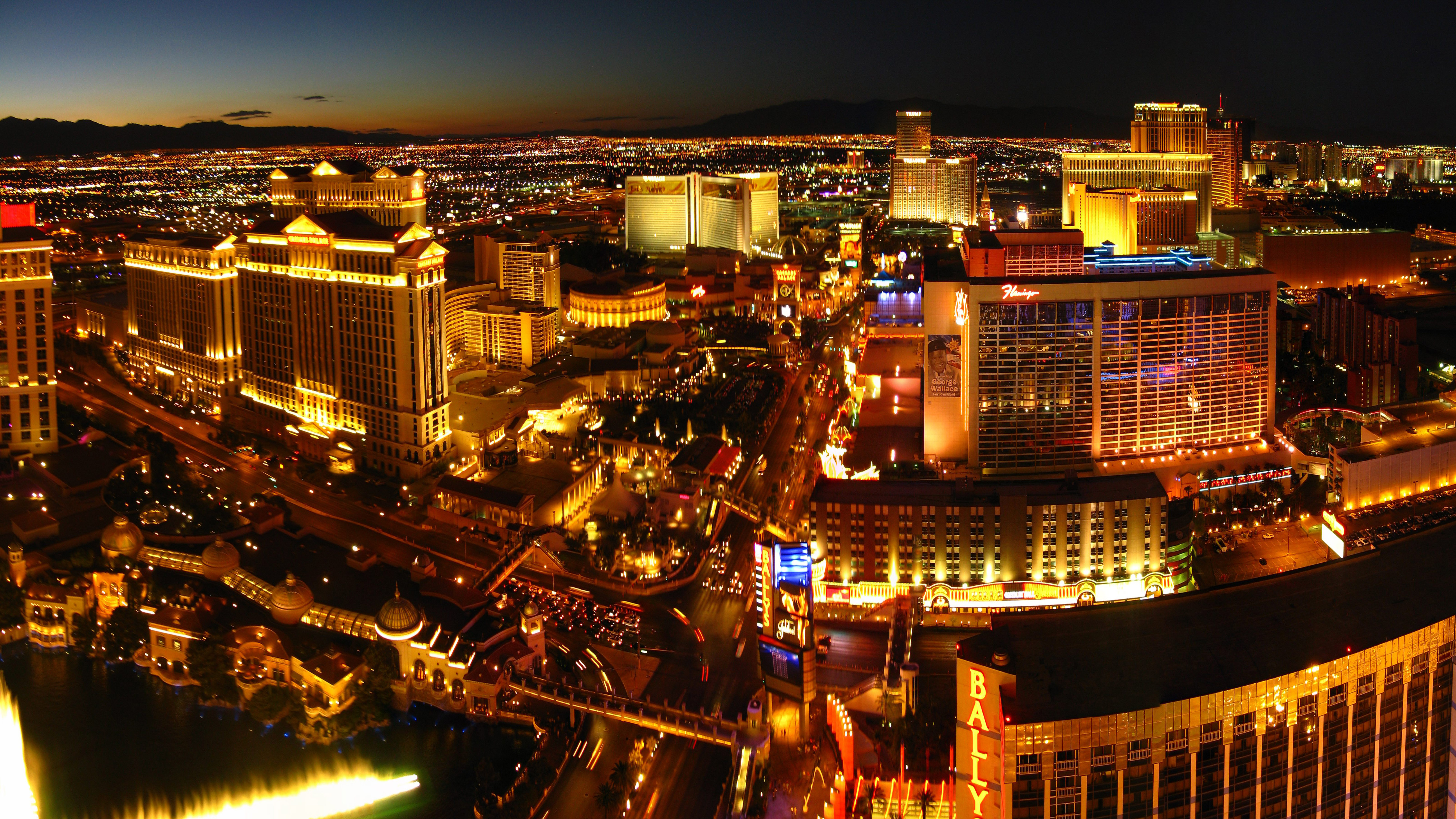 The City Of Las Vegas Flamingo Hotel And Casino Caesars Palace Hotel