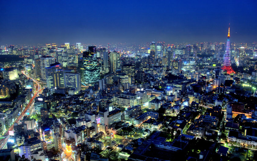 Tokyo Night View, The Most Populous City In The World 13.62 Million ...
