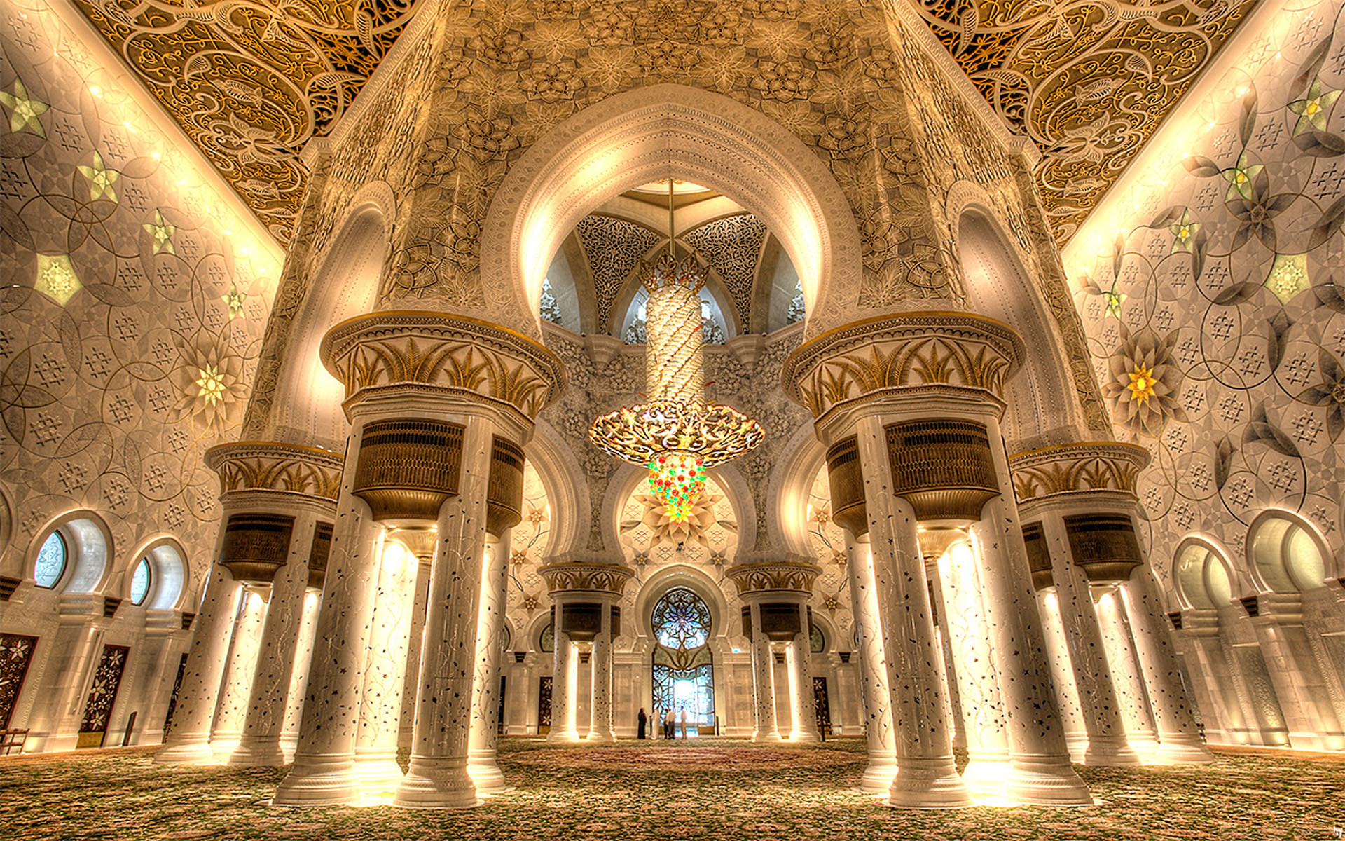 Grand Mosque Sheikh Zayed Abu Dhabi Interior Design Main
