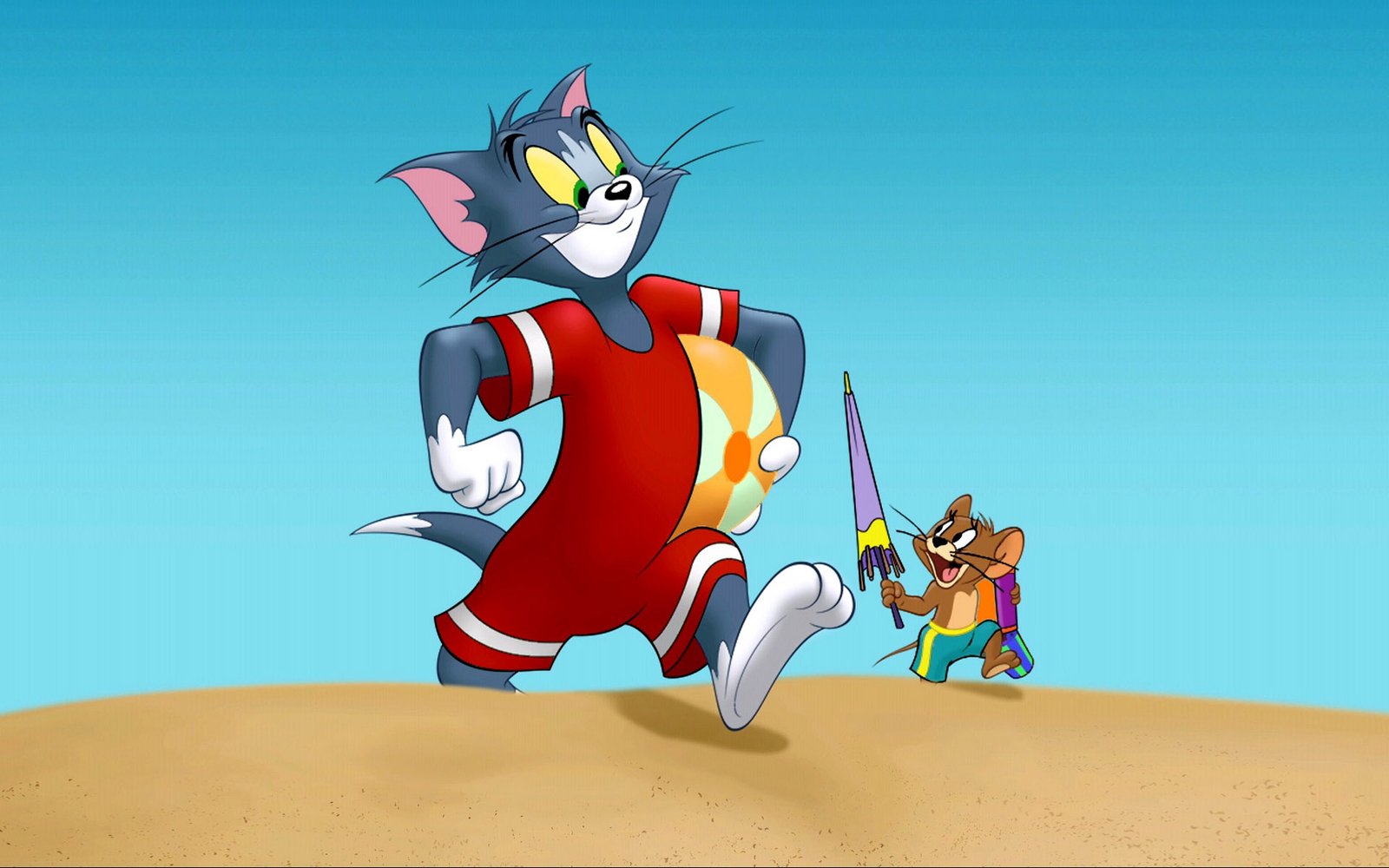 Tom And Jerry Beach Desktop Wallpaper Hd Download Free 1920x1200