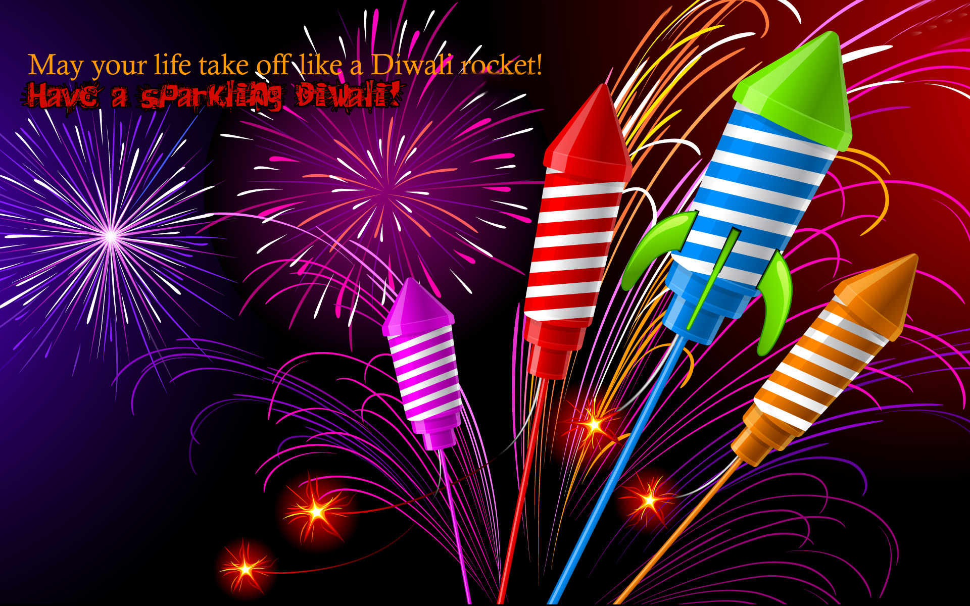 Happy New Year Merry Christmas Sparkling Fireworks 4k Ultra Hd Wallpaper  For Desktop 1920x1200 : 