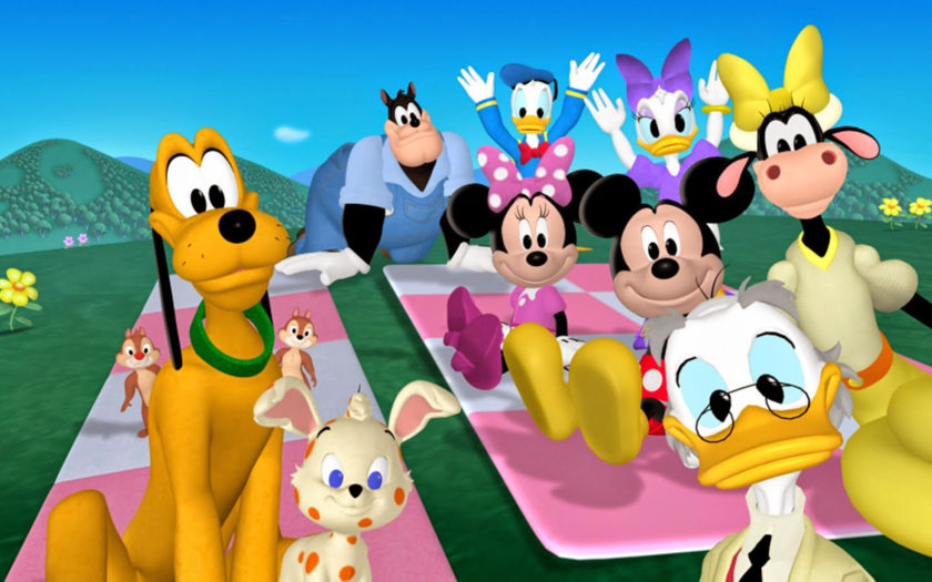 Cartoon Mickey Mouse Disney Clubhouse Desktop Hd Wallpaper For Pc And  Tablet 1920x1080 : 