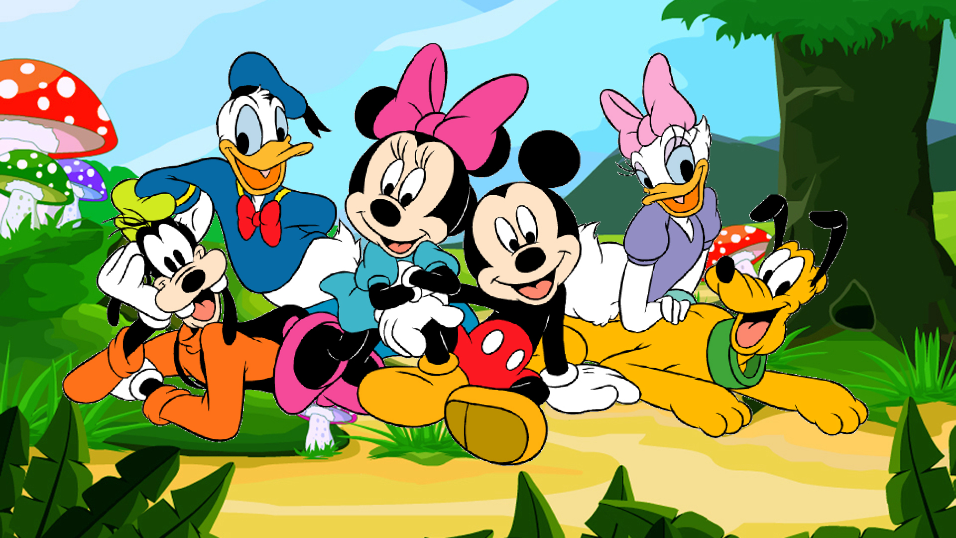 Characters From Cartoons Walt Disney Wallpaper Hd For Desktop Full