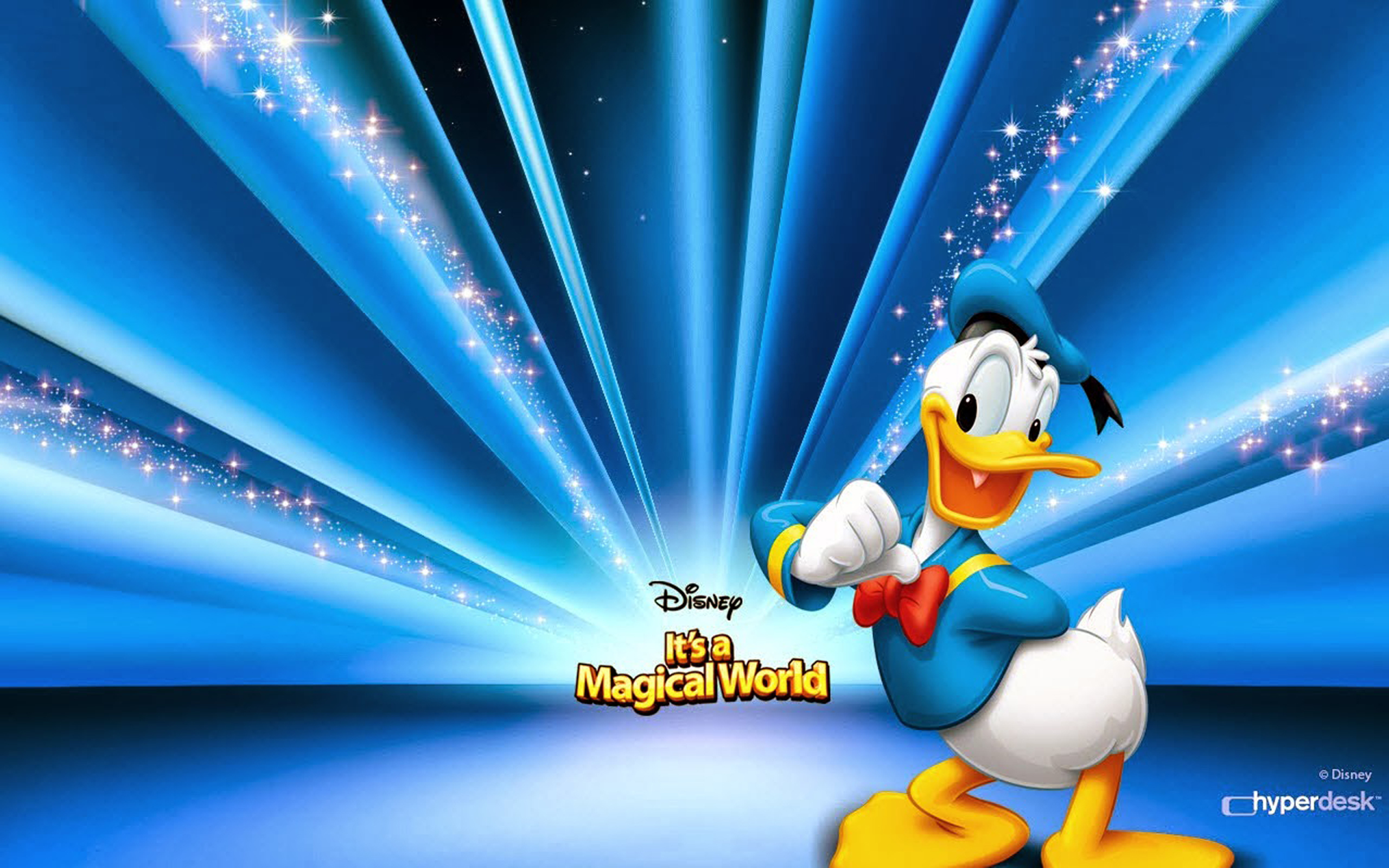 Disney It'sa Magical World Donald Duck Desktop Hd Wallpaper For Pc Tablet  And Mobile Download 2560x1600 : 