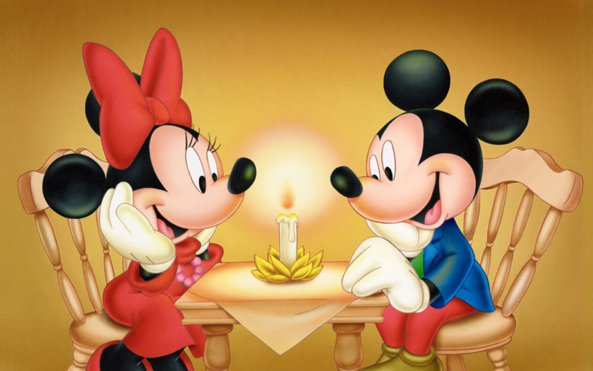 Mickey And Minnie Mouse Loving Meeting Disney Pictures Photos Wallpaper Hd ...