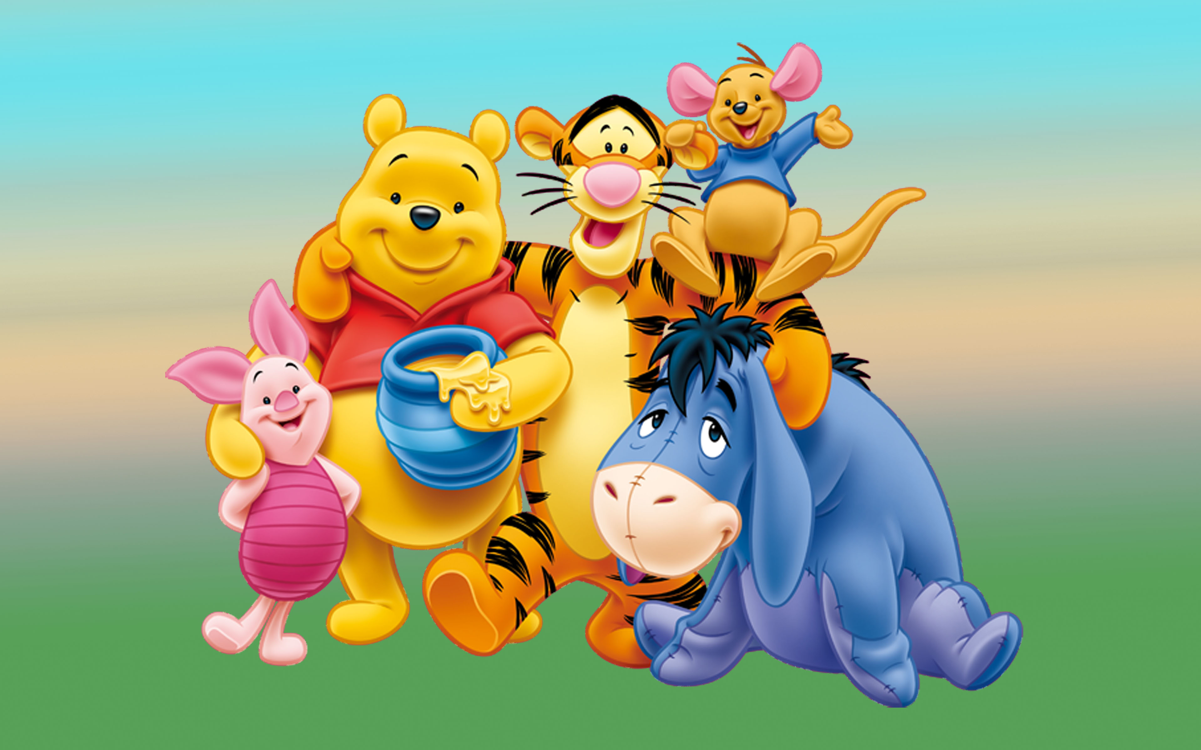 pooh winnie characters desktop pc phones tablet mobile wallpapers cartoon tigger backgrounds piglet resolution character 2400 wallpapers13 picnic ipad