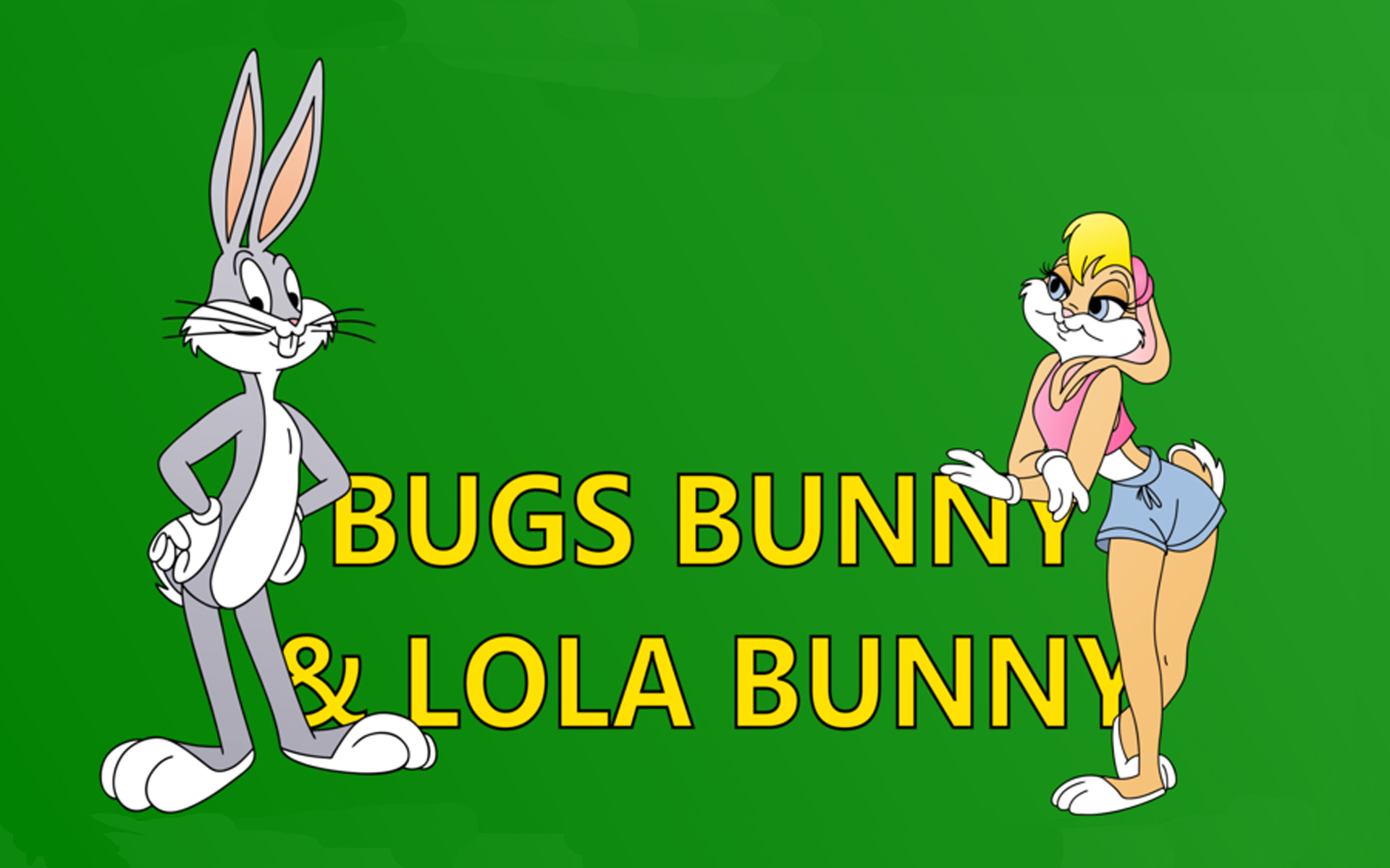 Bugs Bunny And Lola Bunny Desktop Backgrounds 1920x1200