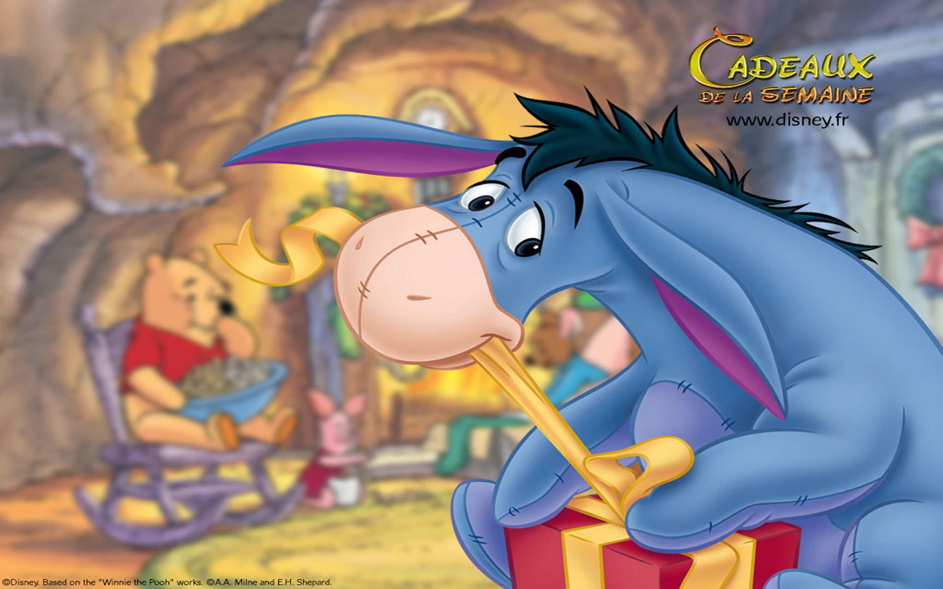 Eeyore Character From The Cartoon Winnie The Pooh Walt Disney Desktop